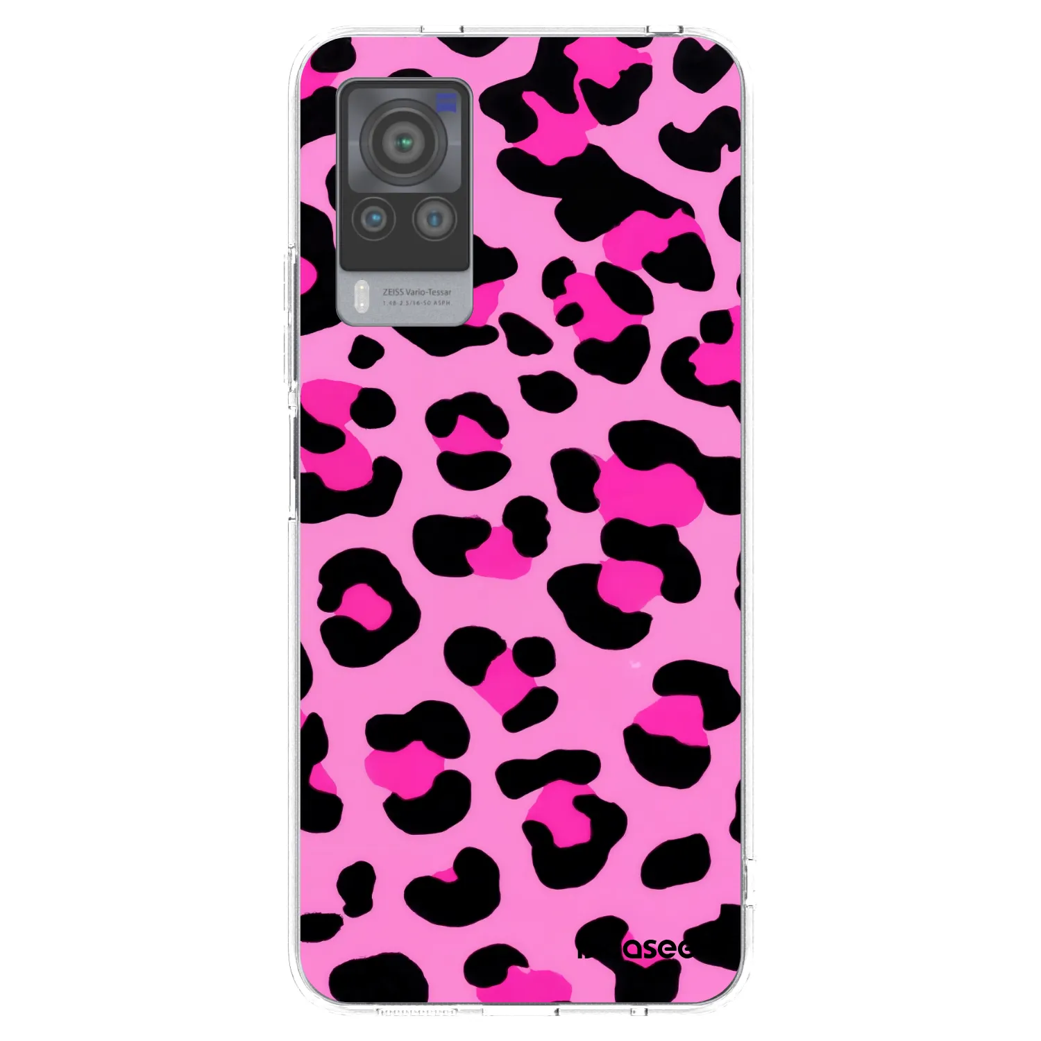 Picasee silikónový prehľadný obal pre Vivo X60 Pro 5G - Pink Tiger