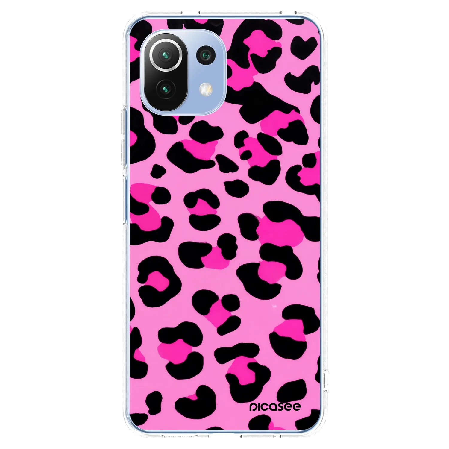 Picasee silikónový prehľadný obal pre Xiaomi 11 Lite 5G NE - Pink Tiger