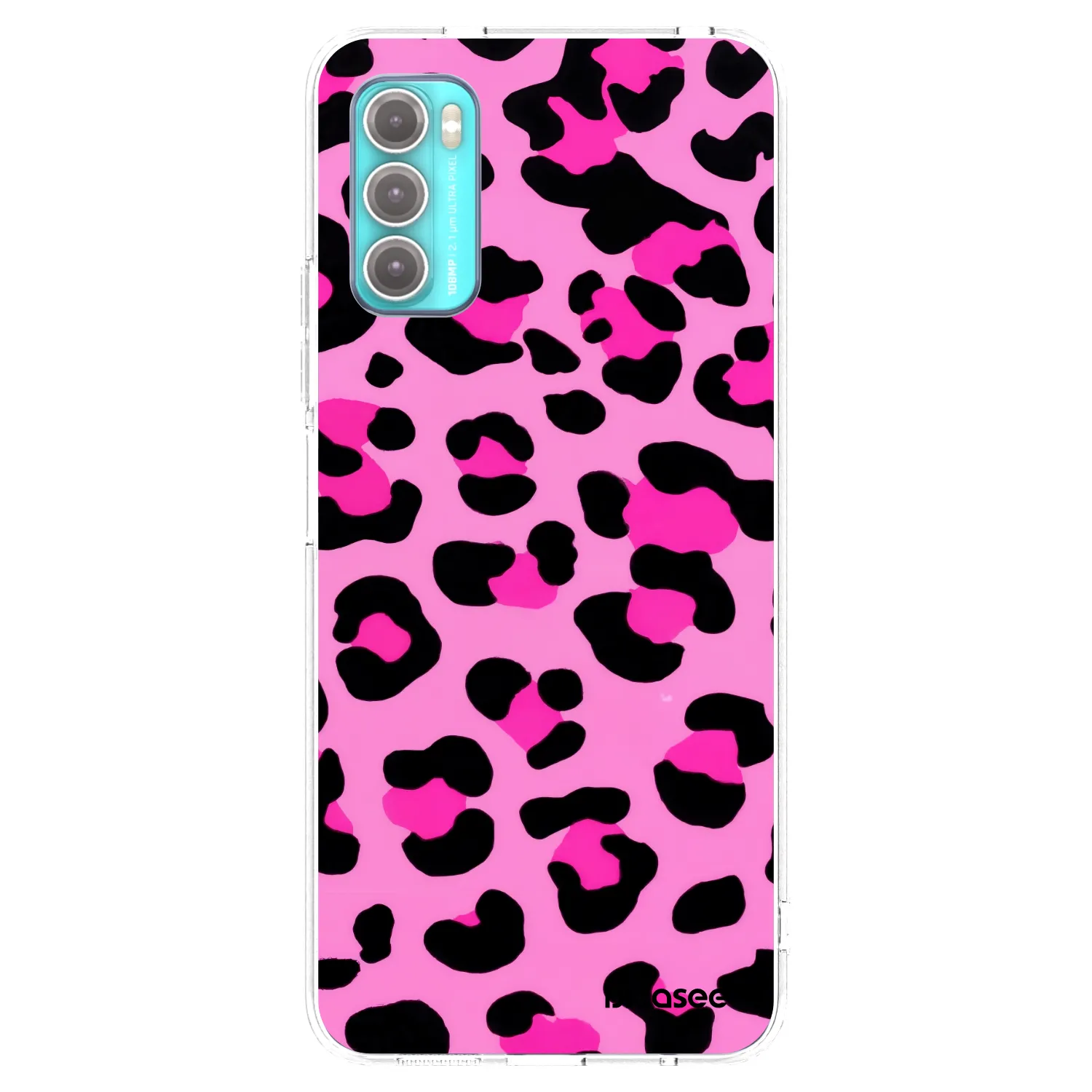Picasee silikónový prehľadný obal pre Motorola Moto G60 - Pink Tiger