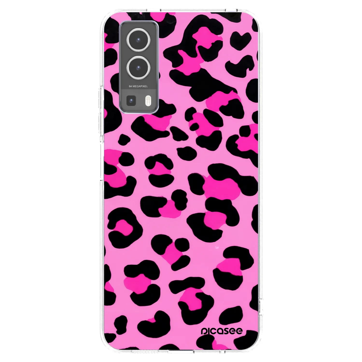 Picasee silikónový prehľadný obal pre Vivo Y72 5G - Pink Tiger