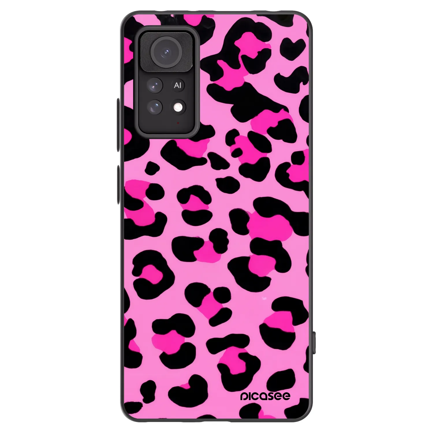Picasee silikónový čierny obal pre Xiaomi Redmi Note 11 Pro - Pink Tiger