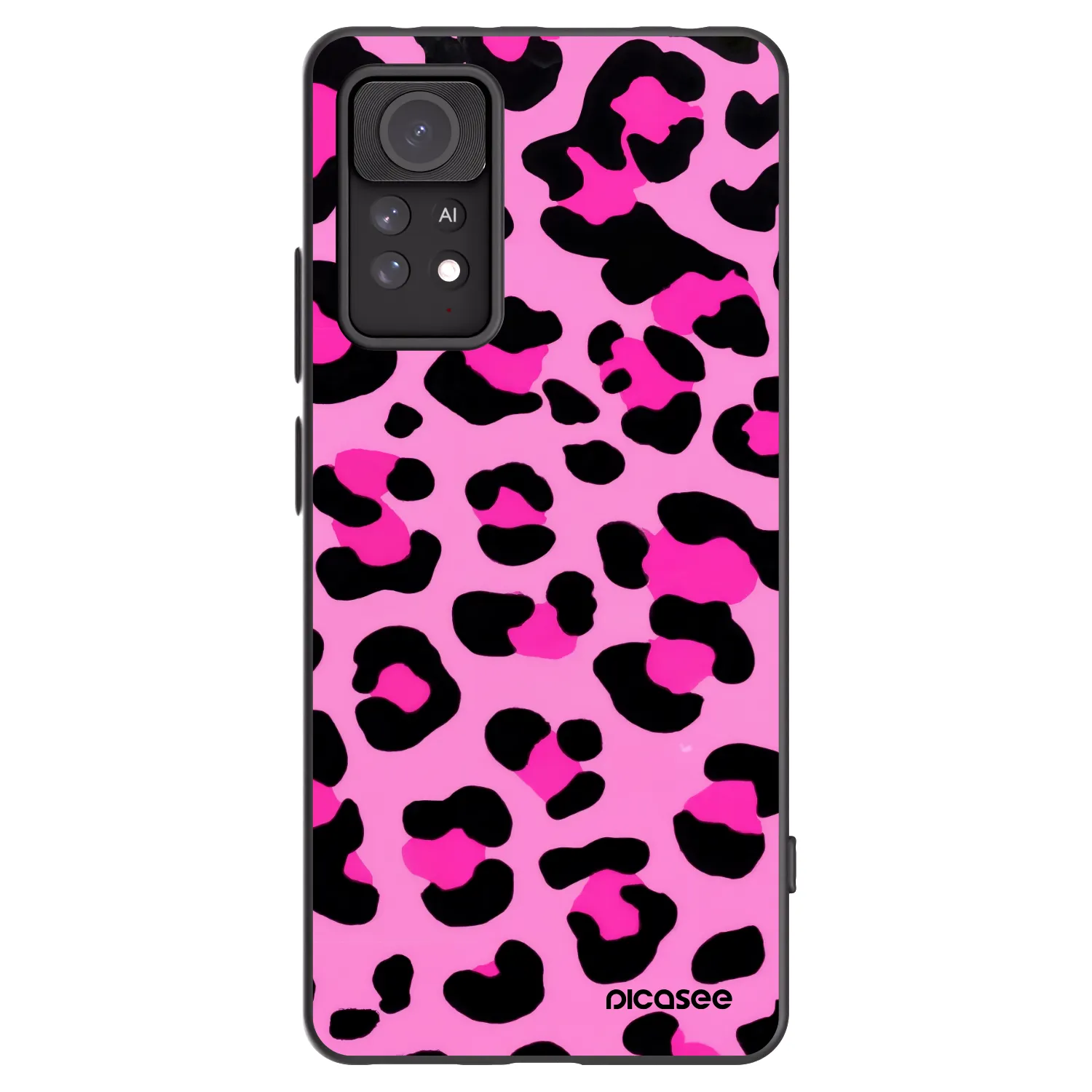 Picasee silikónový čierny obal pre Xiaomi Redmi Note 11 Pro 5G - Pink Tiger