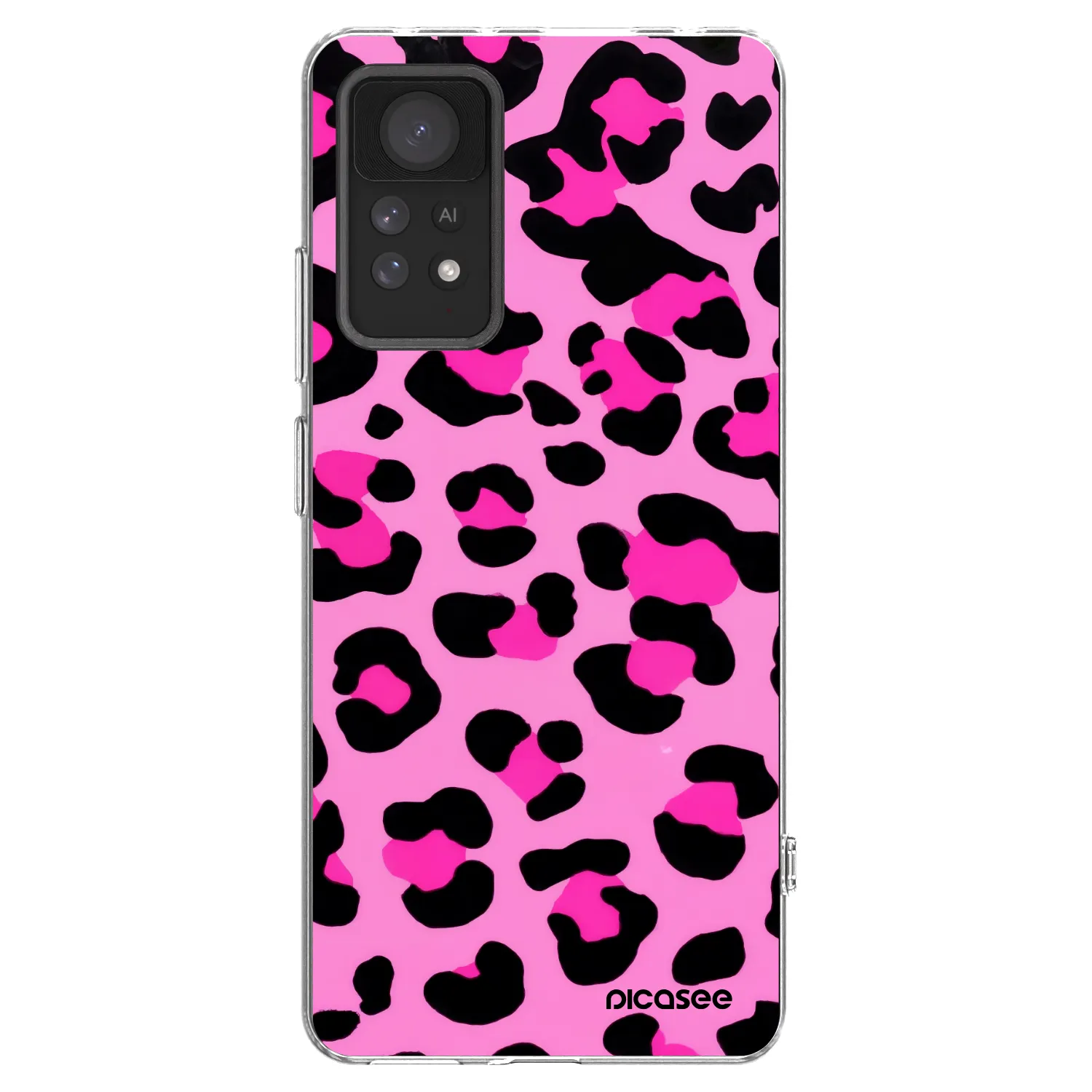 Picasee silikónový prehľadný obal pre Xiaomi Redmi Note 11 Pro 5G - Pink Tiger