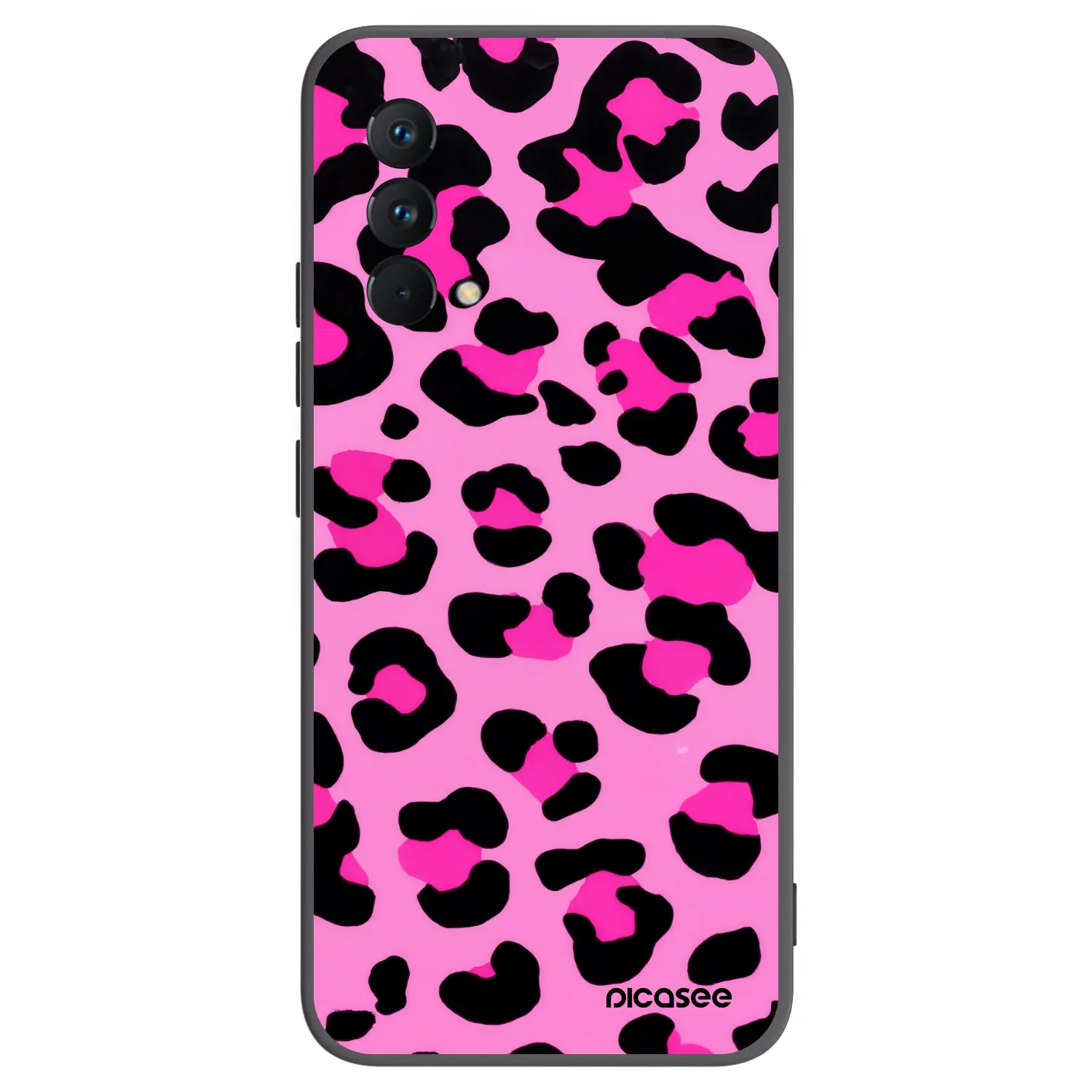 Picasee silikónový čierny obal pre Realme GT Master Edition 5G - Pink Tiger