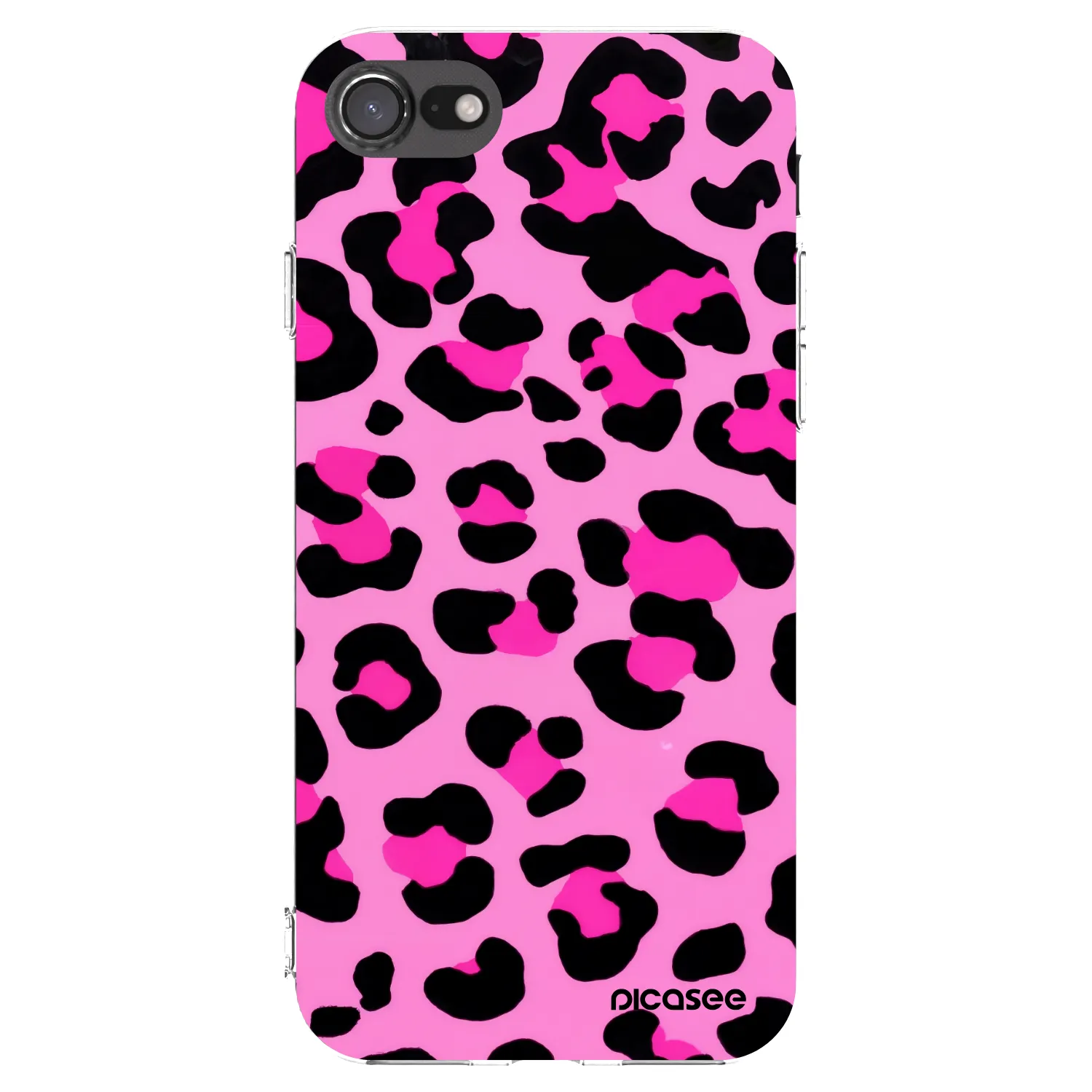 Picasee silikónový prehľadný obal pre Apple iPhone SE 2022 - Pink Tiger