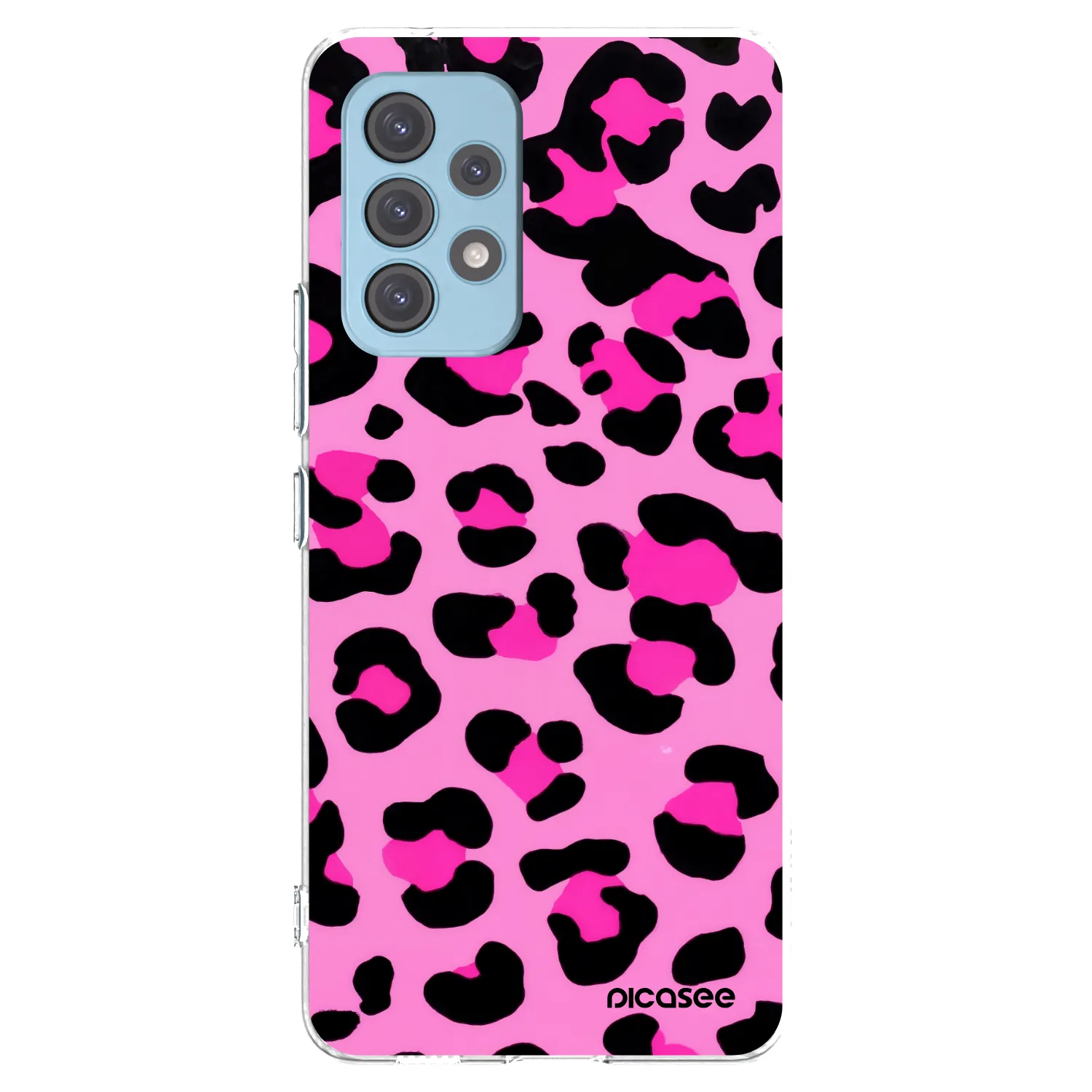 Silikónový prehľadný obal pre Samsung Galaxy A53 5G A536 - Pink Tiger