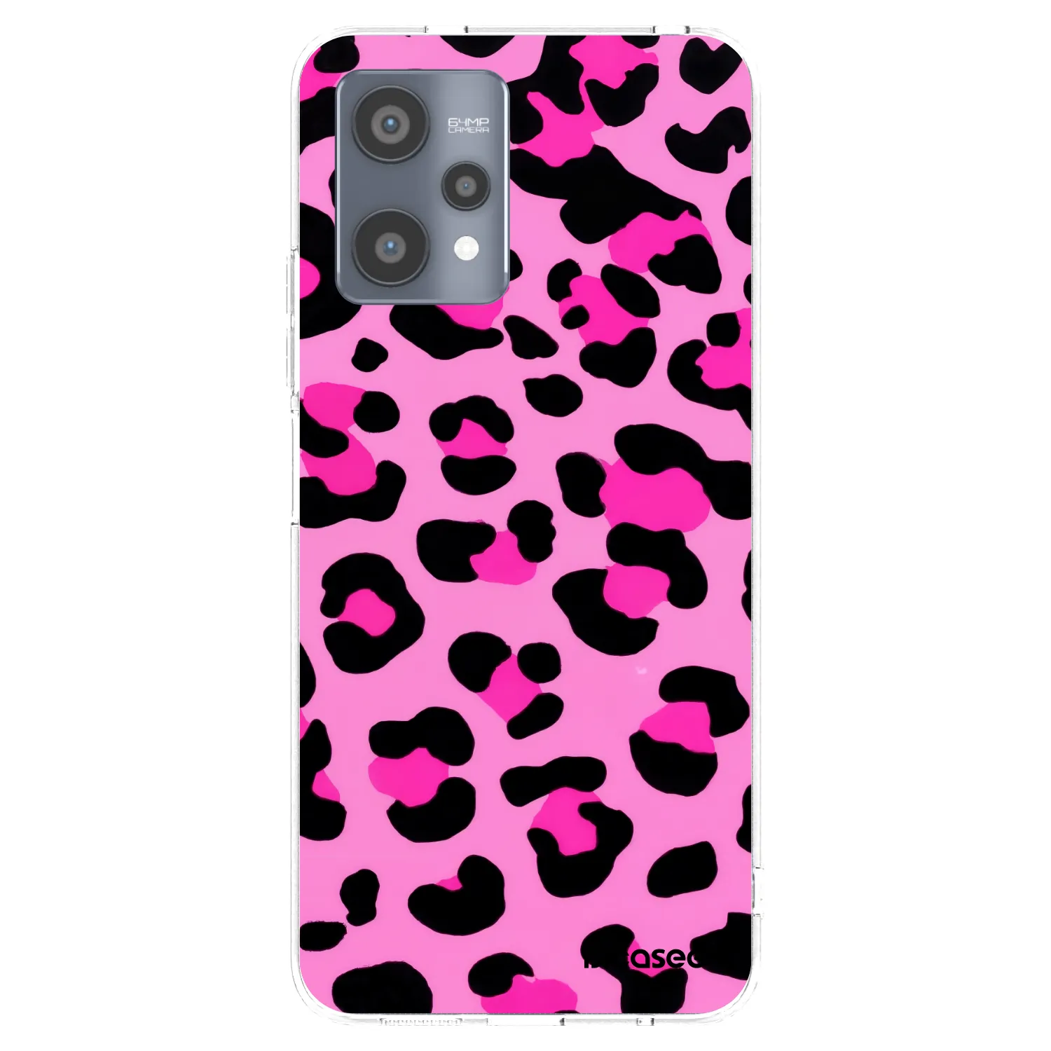 Picasee silikónový prehľadný obal pre Realme 9 Pro 5G - Pink Tiger