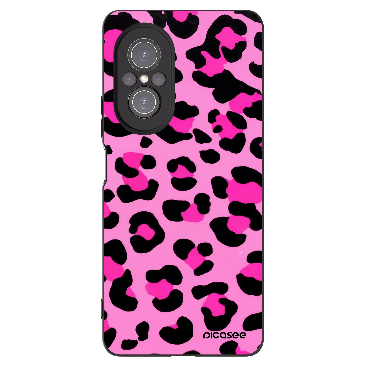 Picasee silikónový čierny obal pre Huawei Nova 9 SE - Pink Tiger