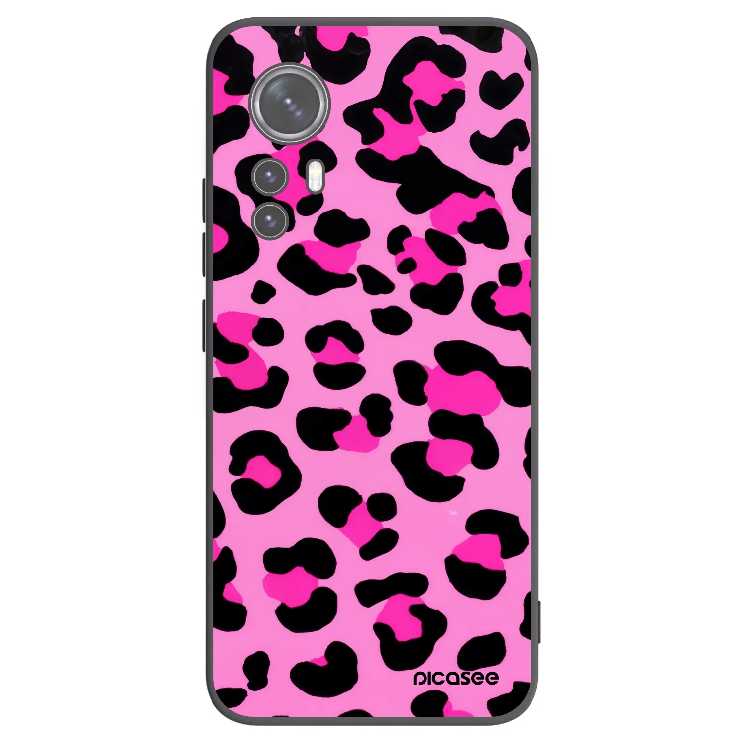 Picasee silikónový čierny obal pre Xiaomi 12 - Pink Tiger