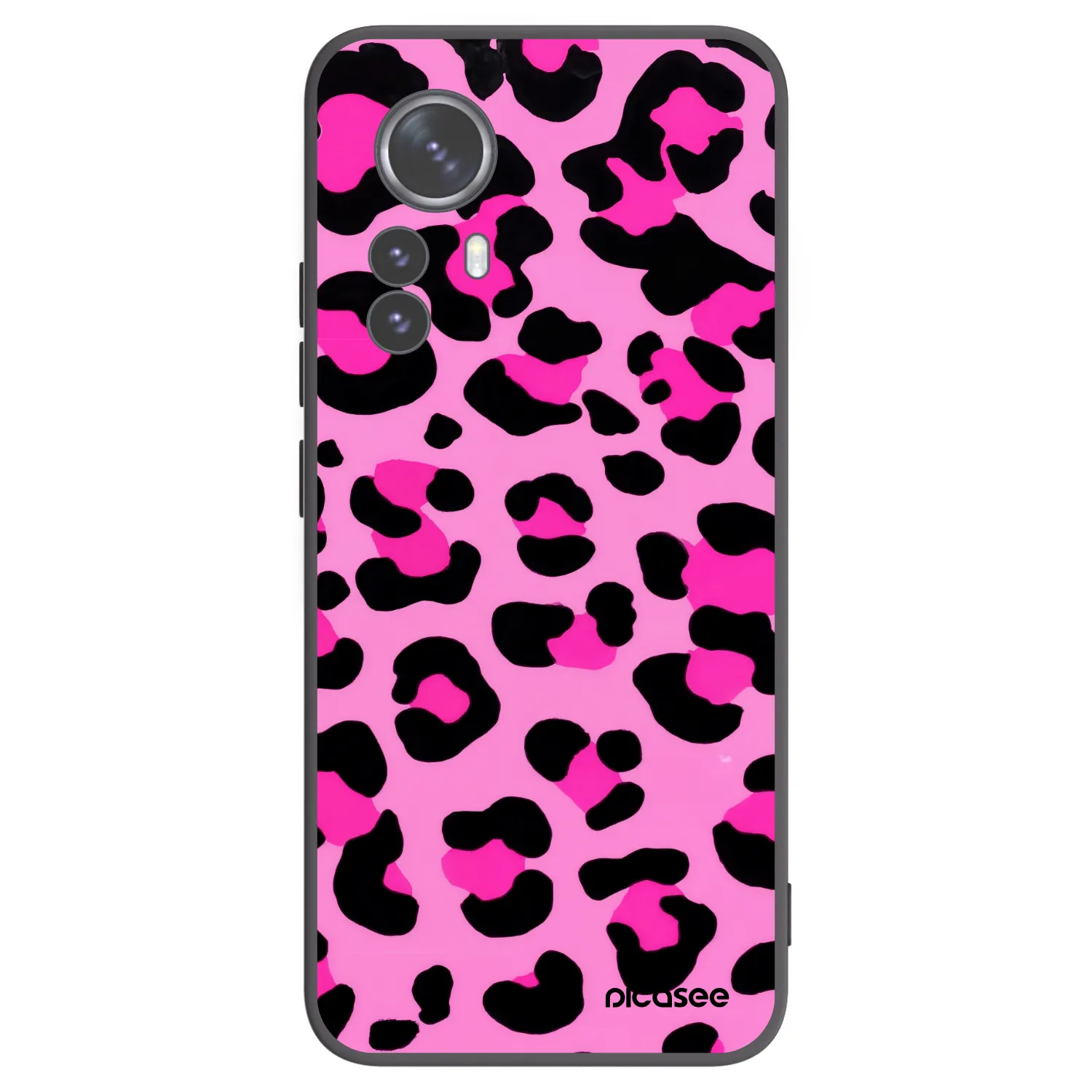 Picasee silikónový čierny obal pre Xiaomi 12 Pro - Pink Tiger