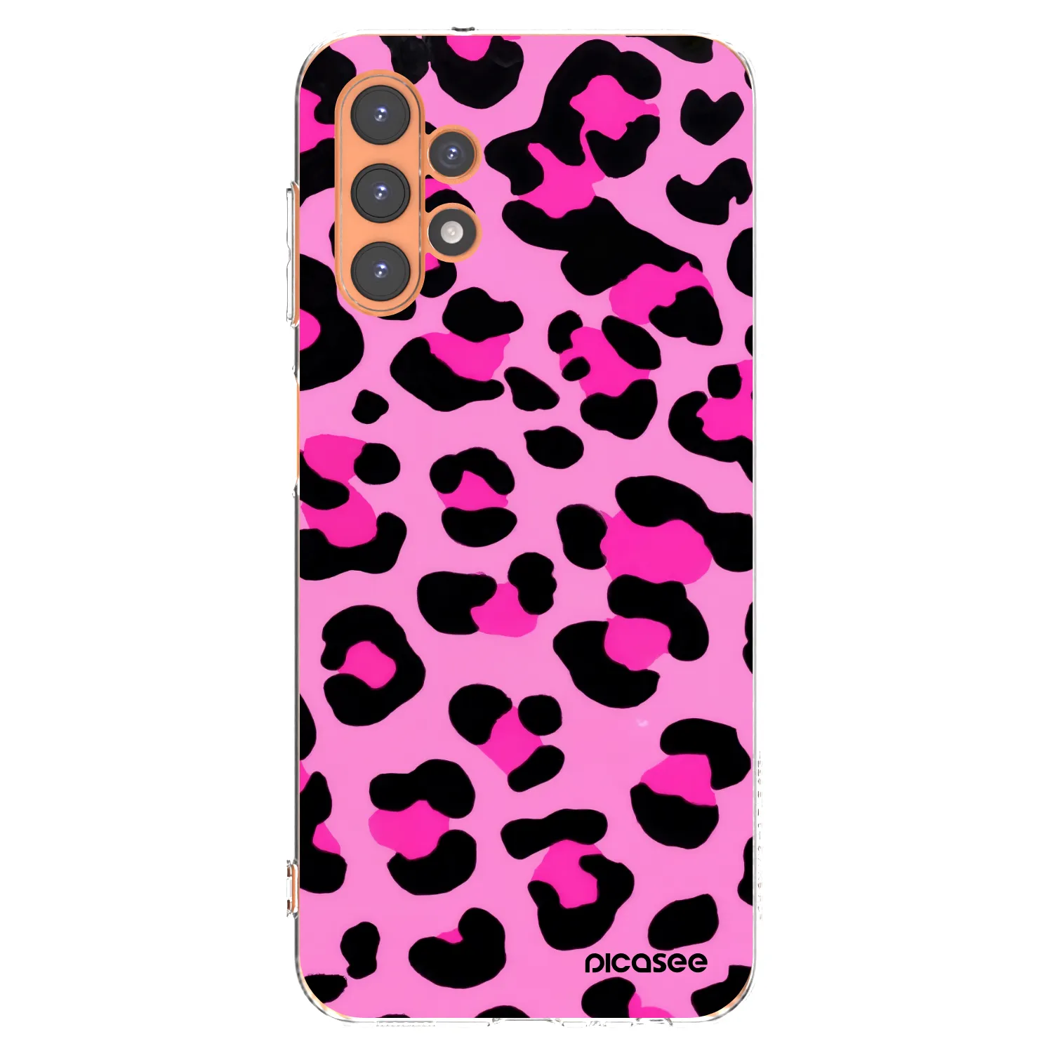 Picasee silikónový prehľadný obal pre Samsung Galaxy A13 4G A135 - Pink Tiger