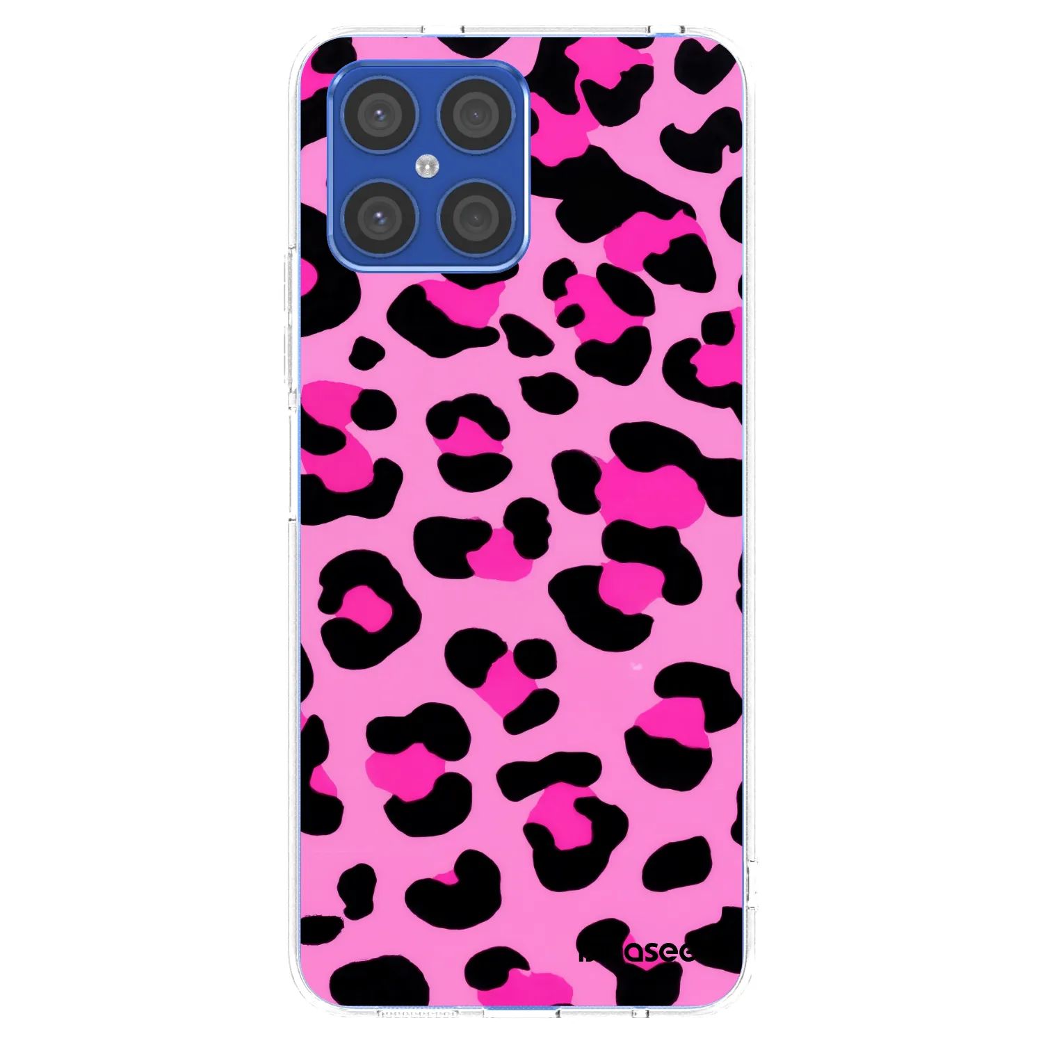 Picasee silikónový prehľadný obal pre Honor X8 4G - Pink Tiger
