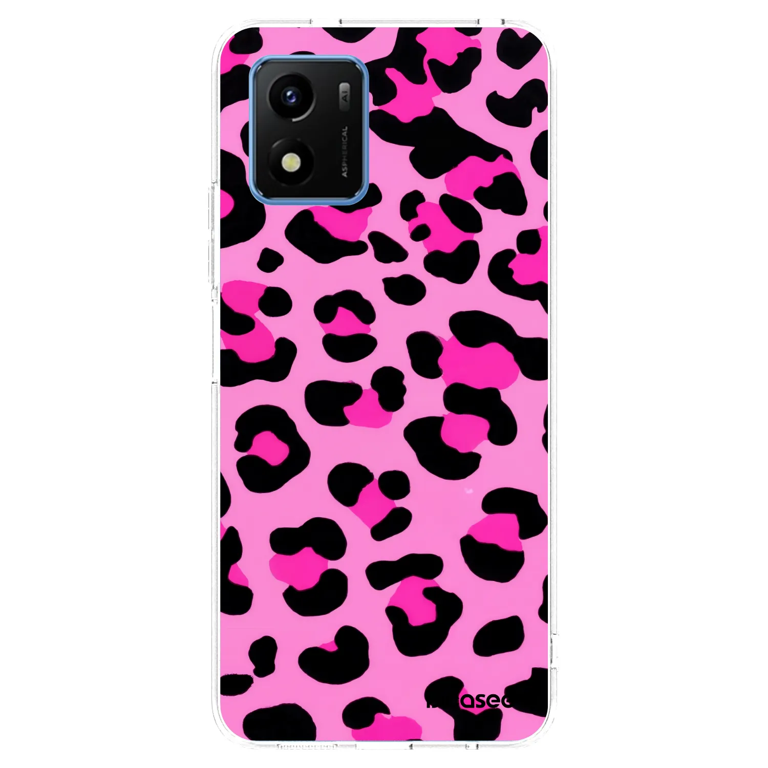 Picasee silikónový prehľadný obal pre Vivo Y01 - Pink Tiger