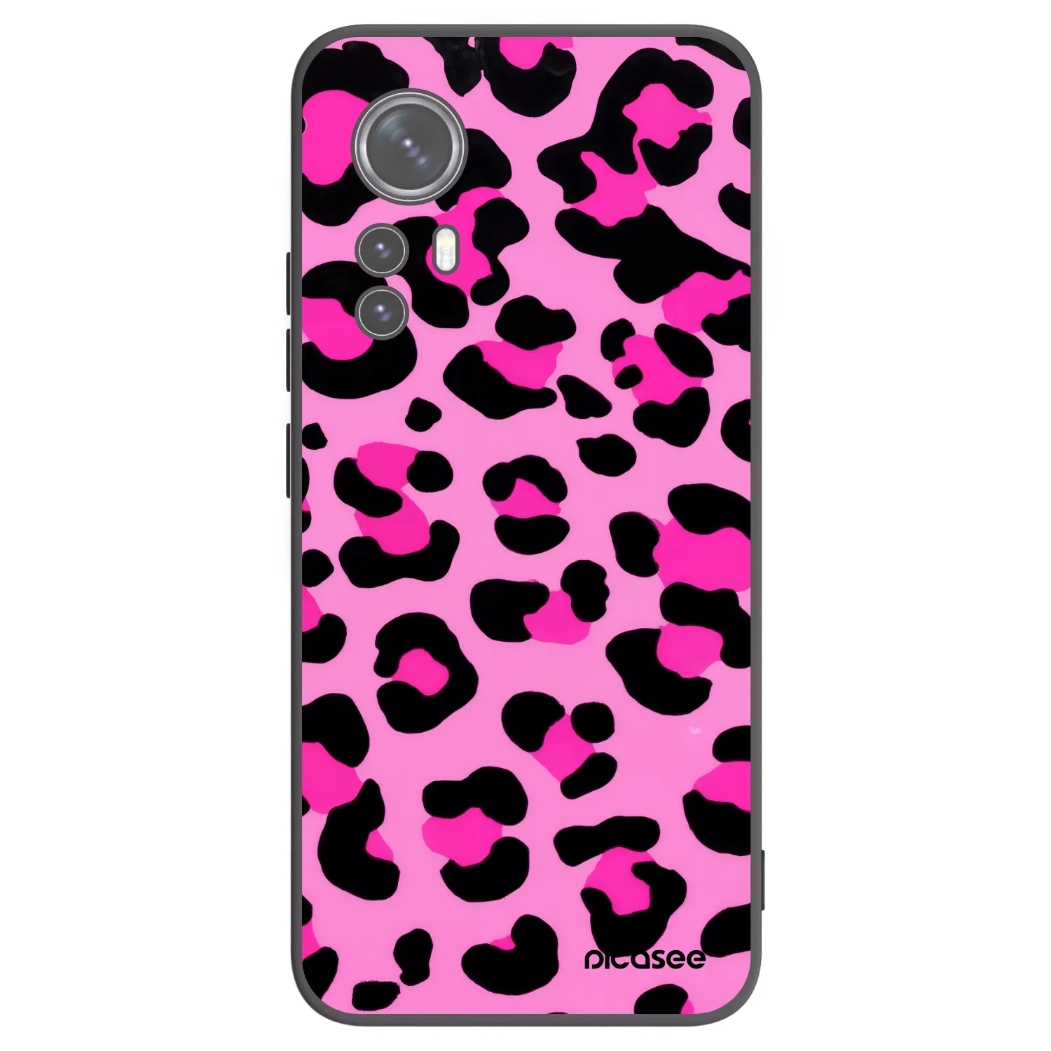 Picasee silikónový čierny obal pre Xiaomi 12X - Pink Tiger