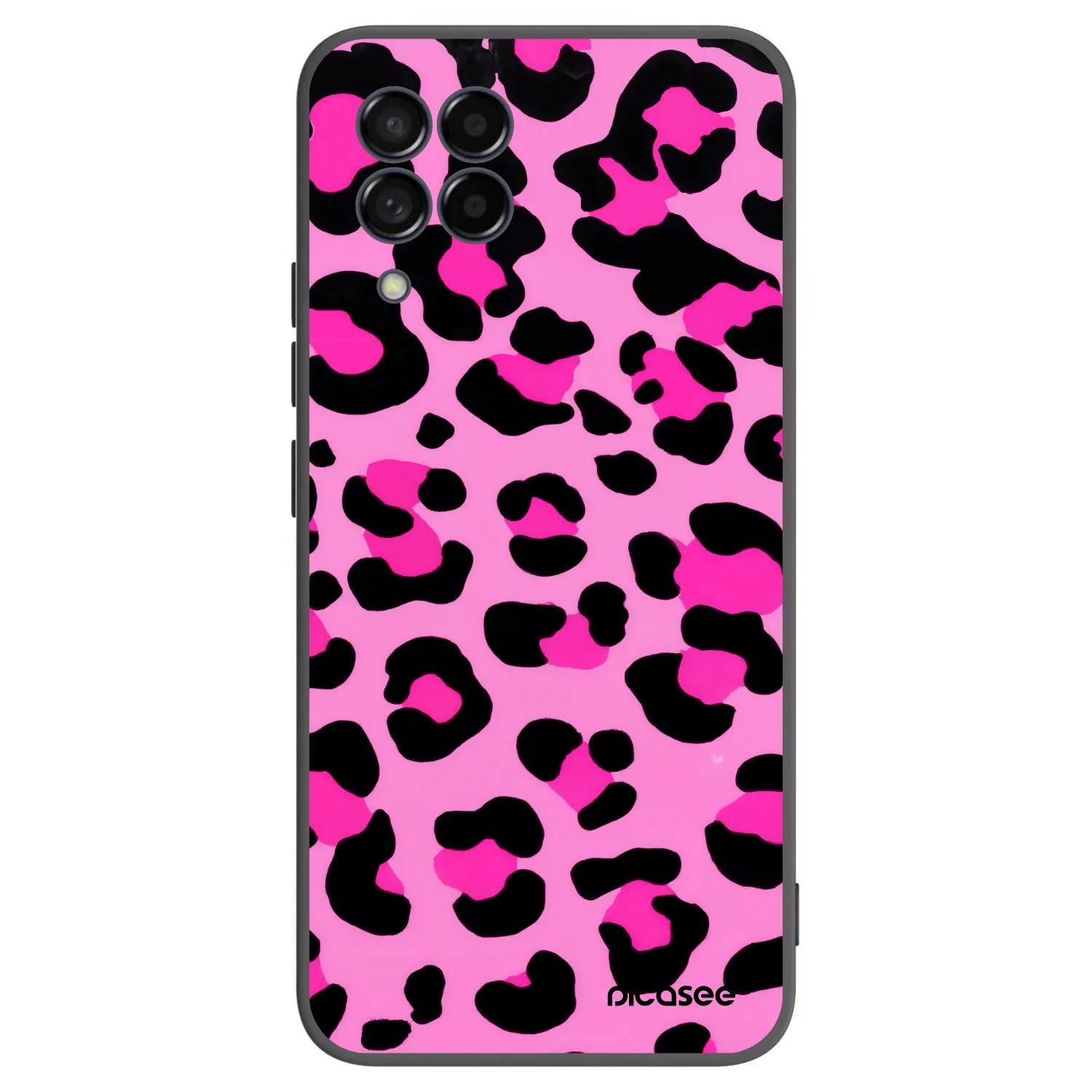 Picasee silikónový čierny obal pre Samsung Galaxy M53 5G - Pink Tiger