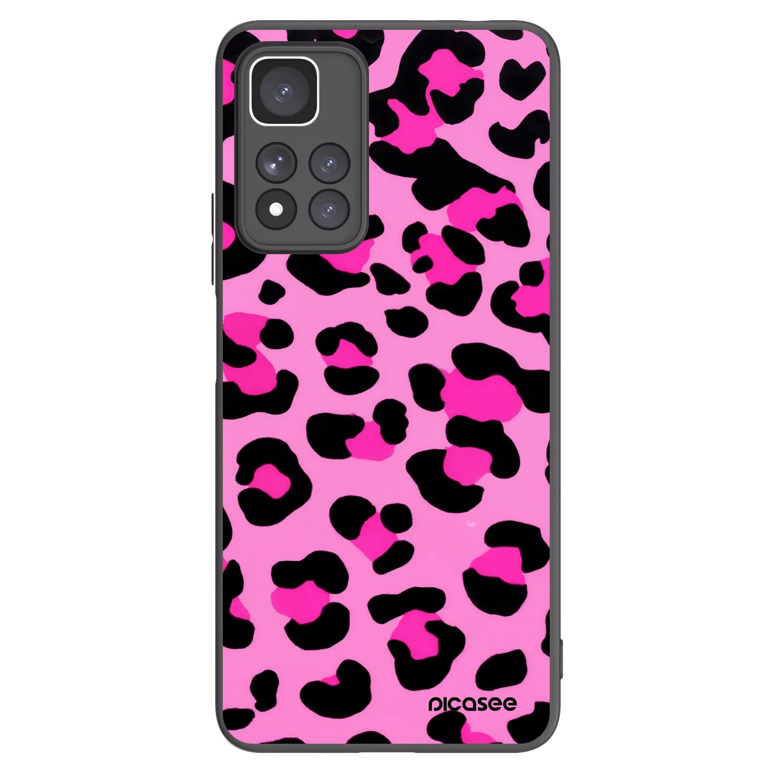 Picasee silikónový čierny obal pre Xiaomi Redmi Note 11 Pro+ 5G - Pink Tiger