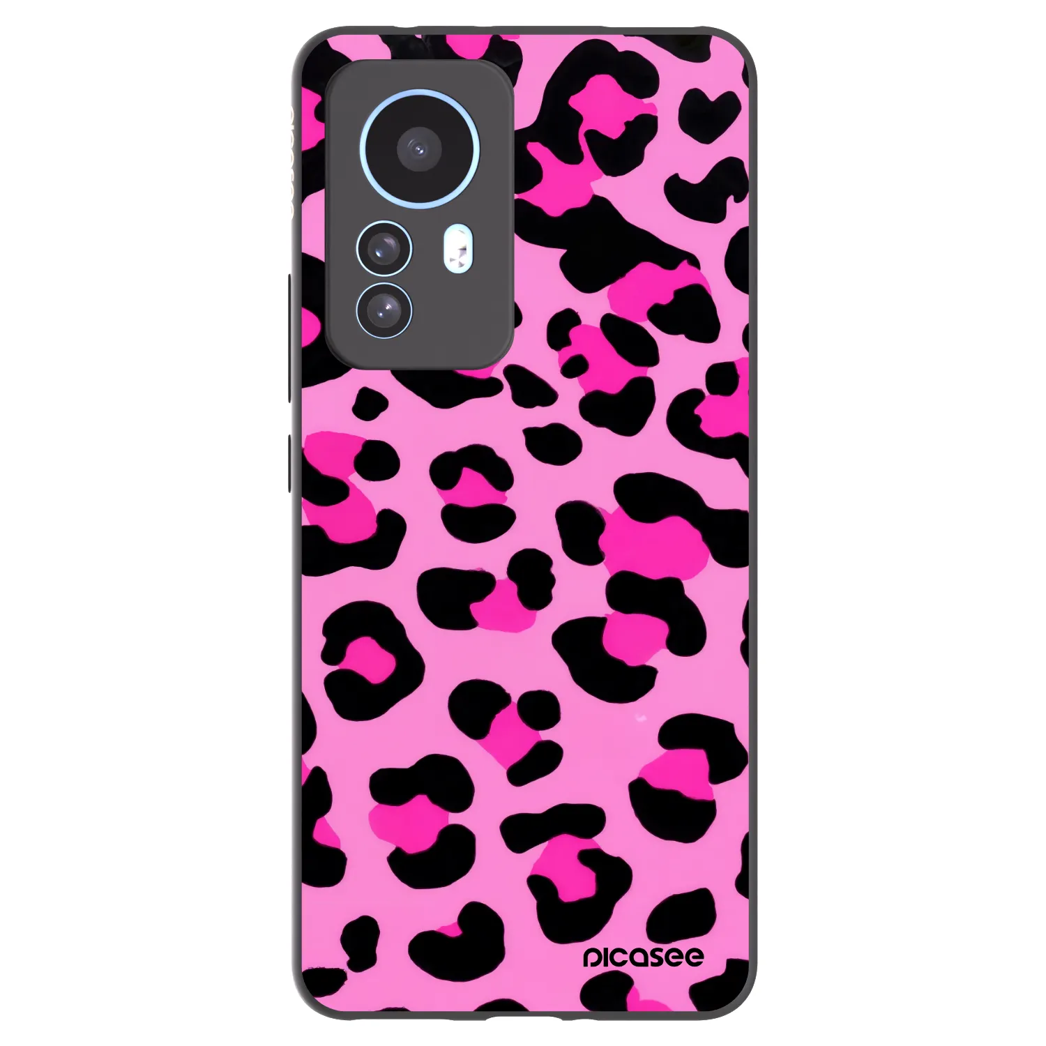 Picasee silikónový čierny obal pre Xiaomi 12T - Pink Tiger