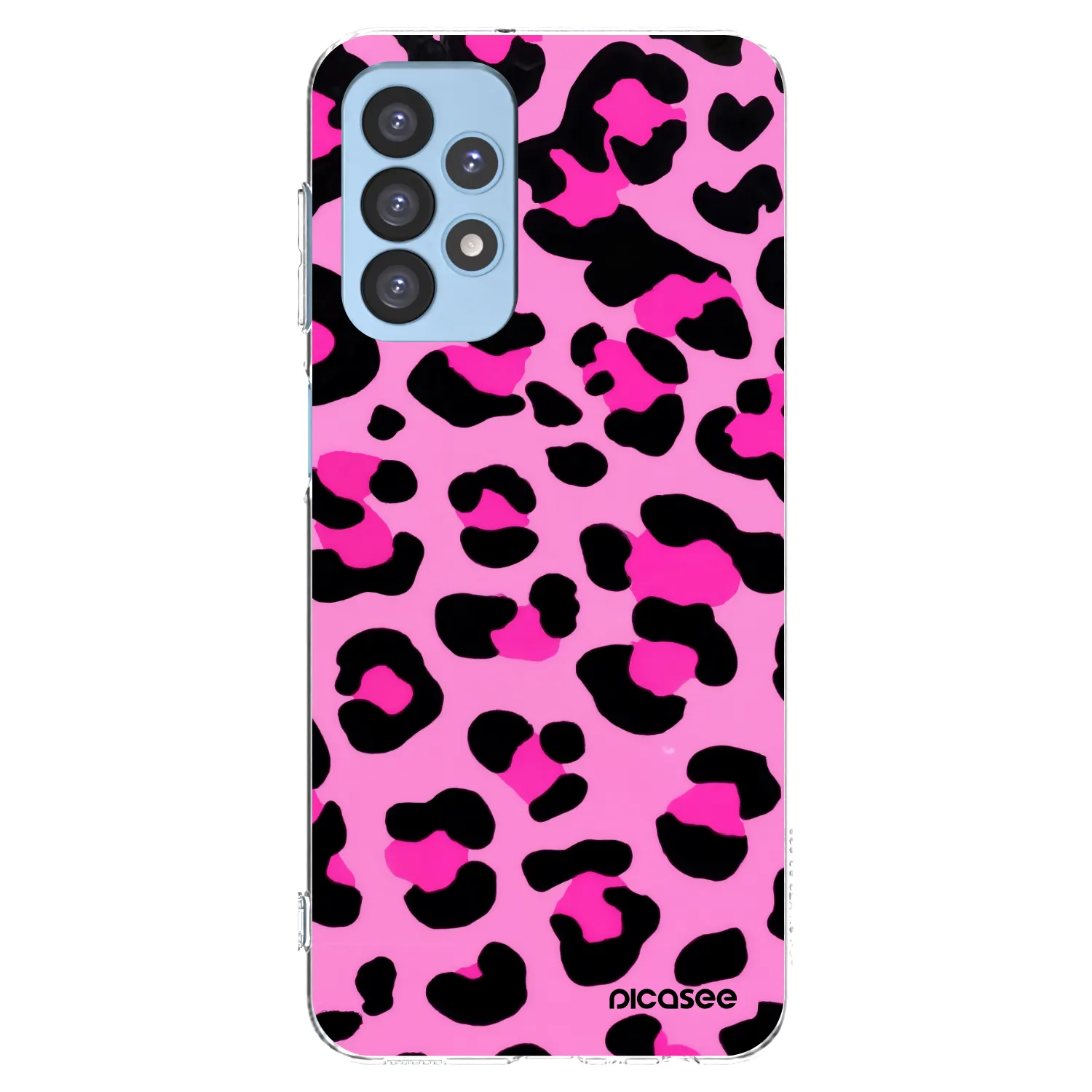 Picasee silikónový prehľadný obal pre Samsung Galaxy A23 A235F 4G - Pink Tiger
