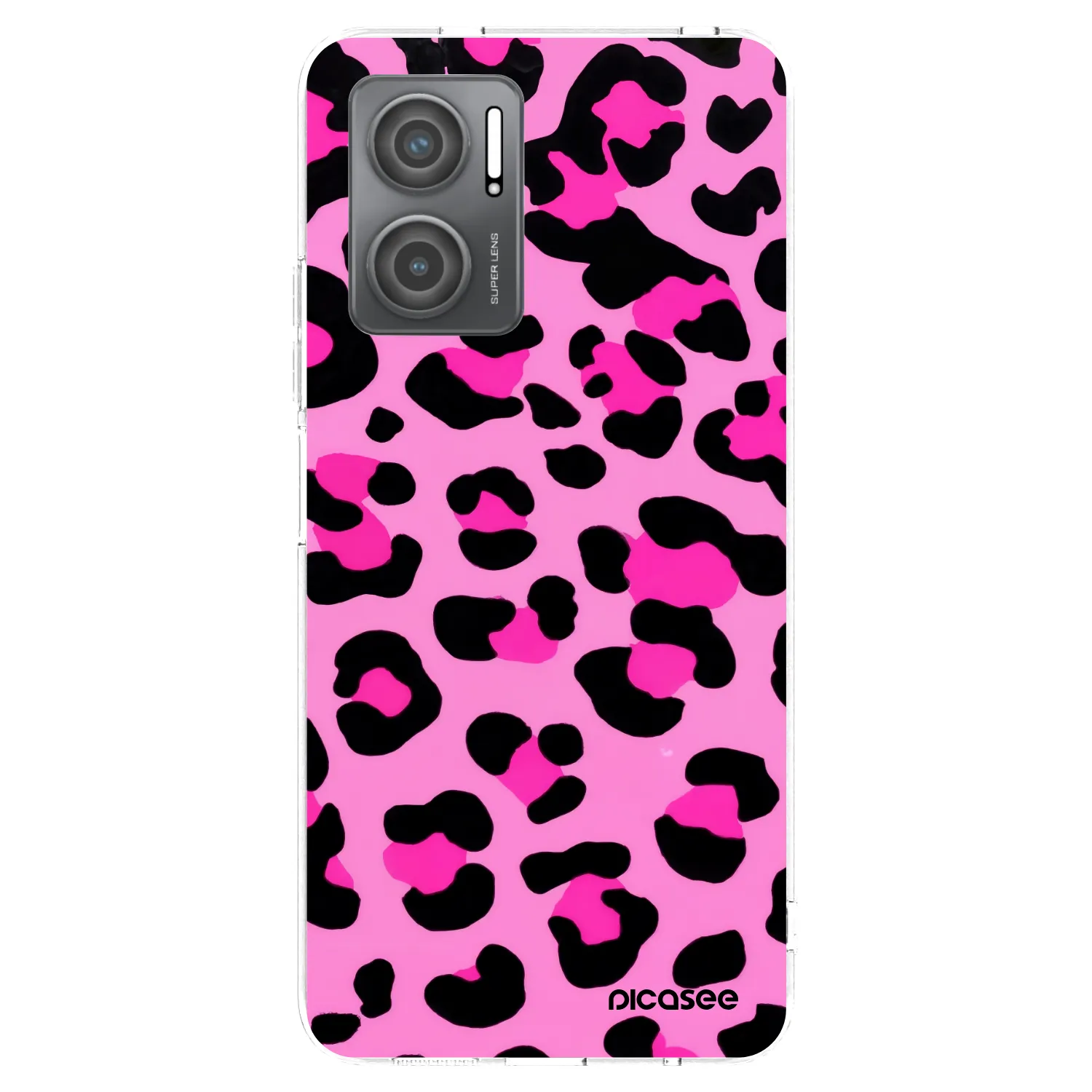 Silikónový prehľadný obal pre Xiaomi Redmi 10 5G - Pink Tiger