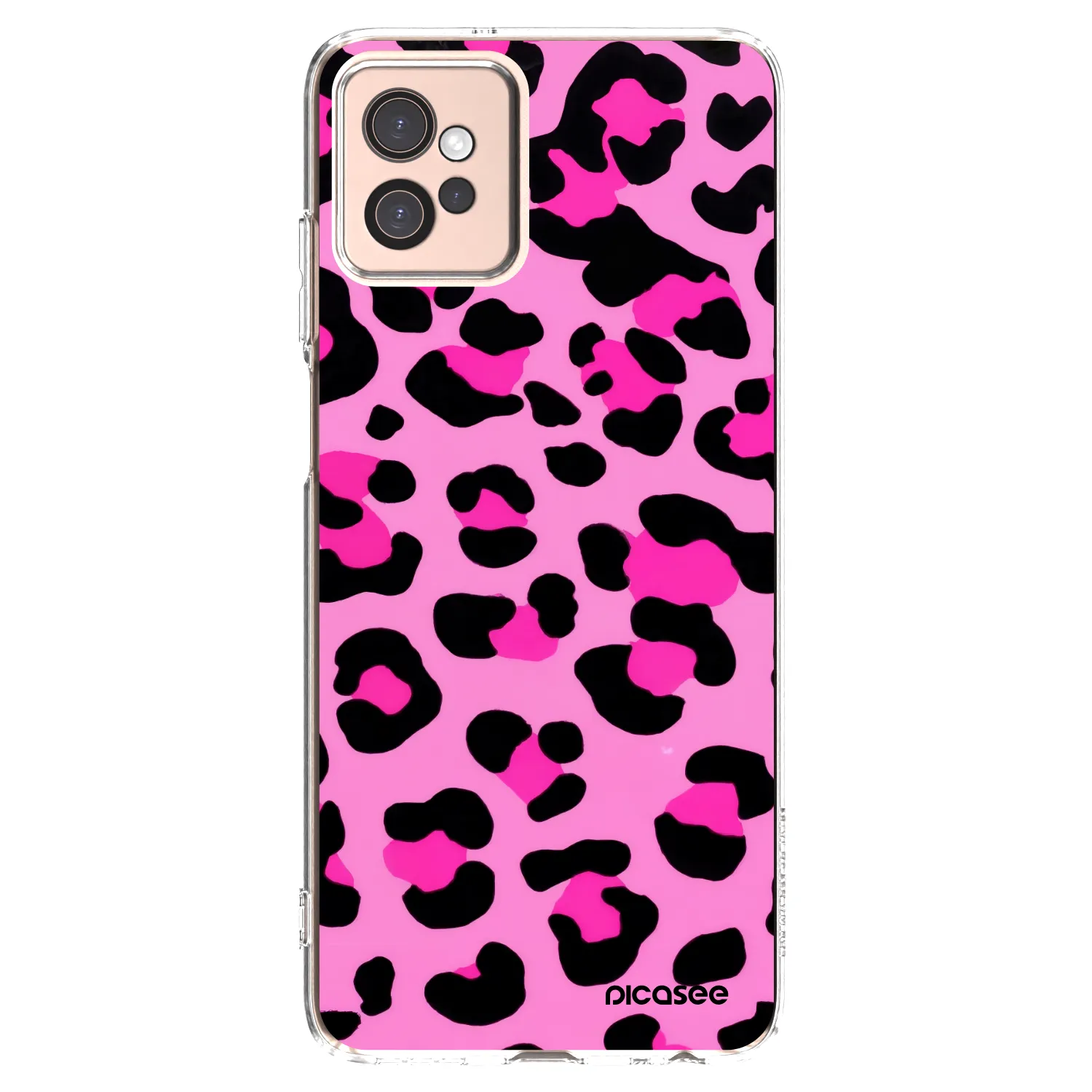 Picasee silikónový prehľadný obal pre Motorola Moto G32 - Pink Tiger