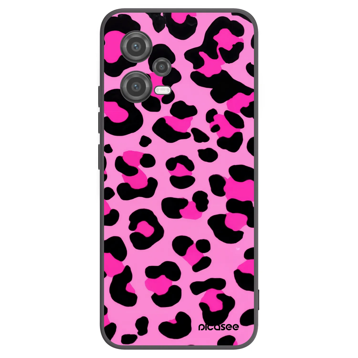 Picasee silikónový čierny obal pre Xiaomi Poco X5 - Pink Tiger
