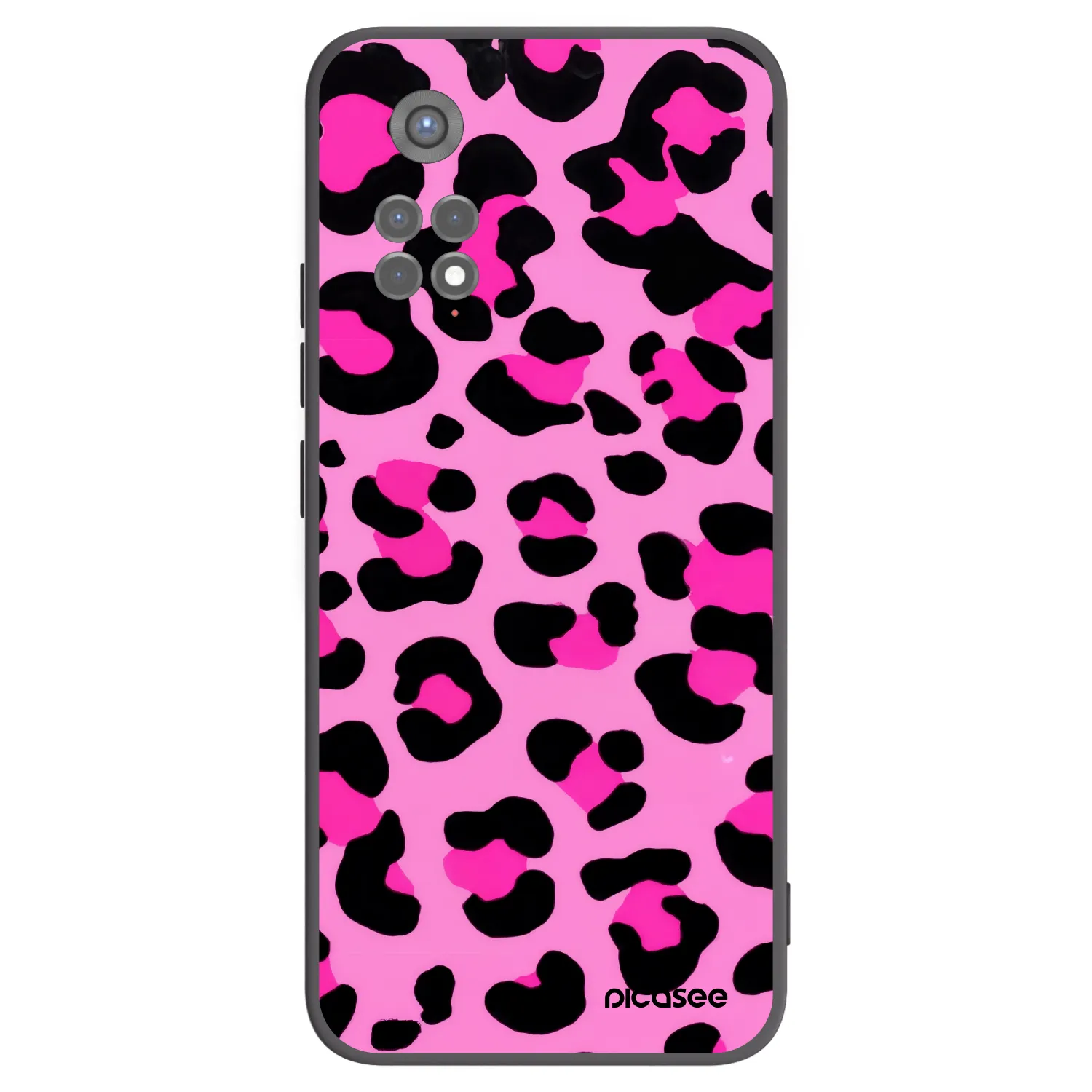 Picasee silikónový čierny obal pre Xiaomi Redmi Note 11S 5G - Pink Tiger