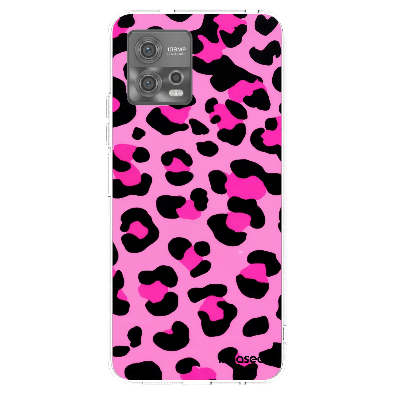 Picasee silikónový prehľadný obal pre Motorola Moto G72 - Pink Tiger