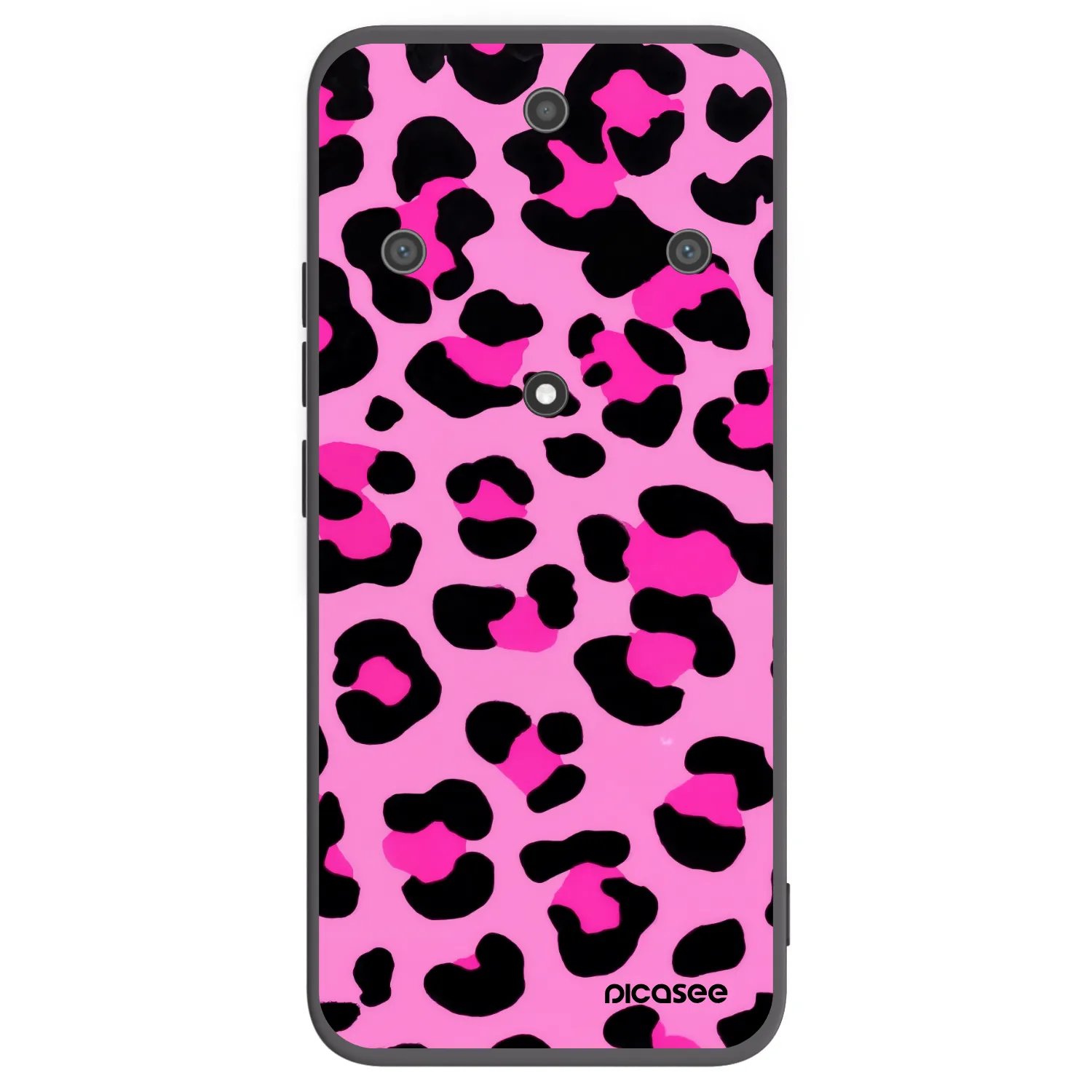 Picasee silikónový čierny obal pre Honor Magic5 Lite 5G - Pink Tiger
