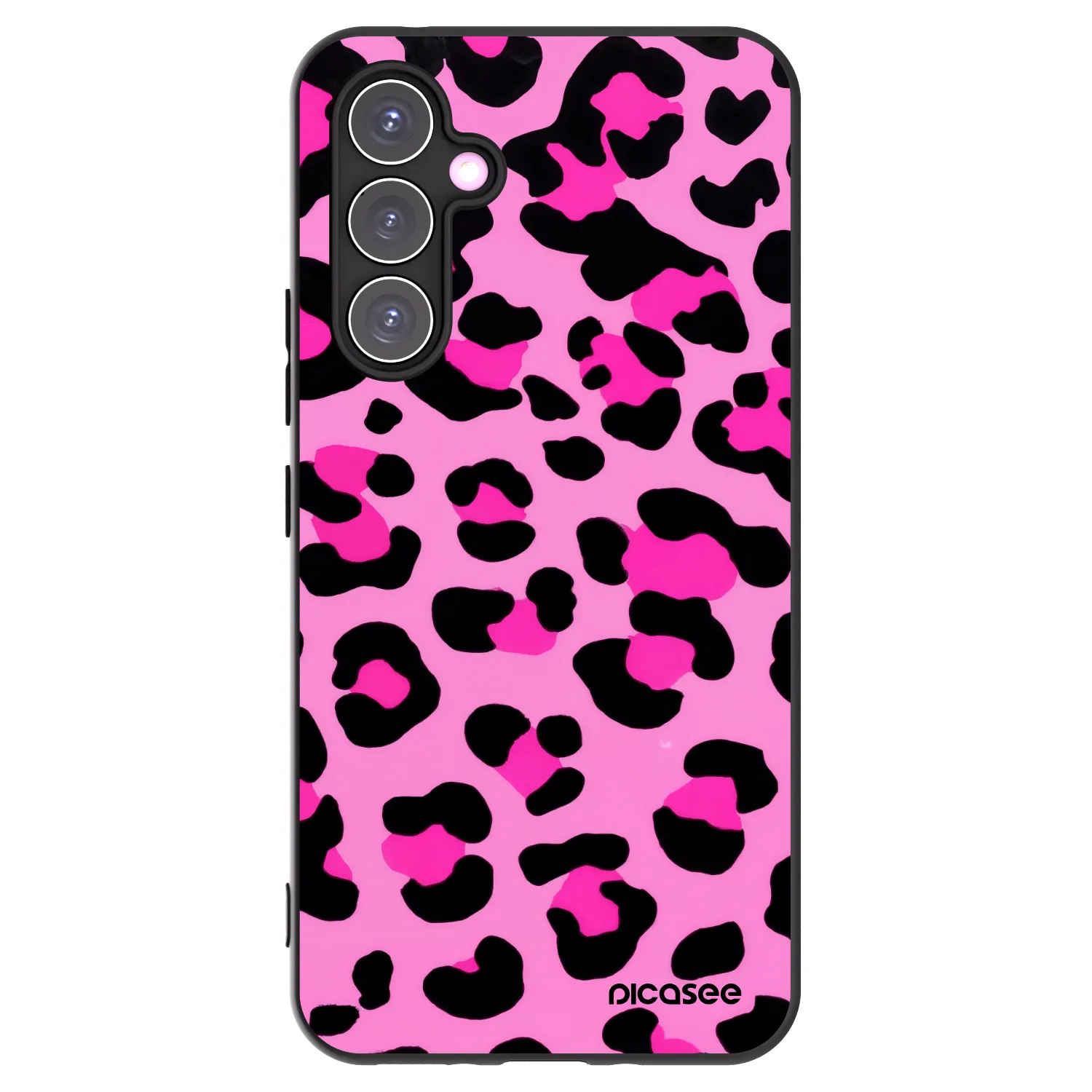 Picasee silikónový čierny obal pre Samsung Galaxy A54 5G A546B - Pink Tiger