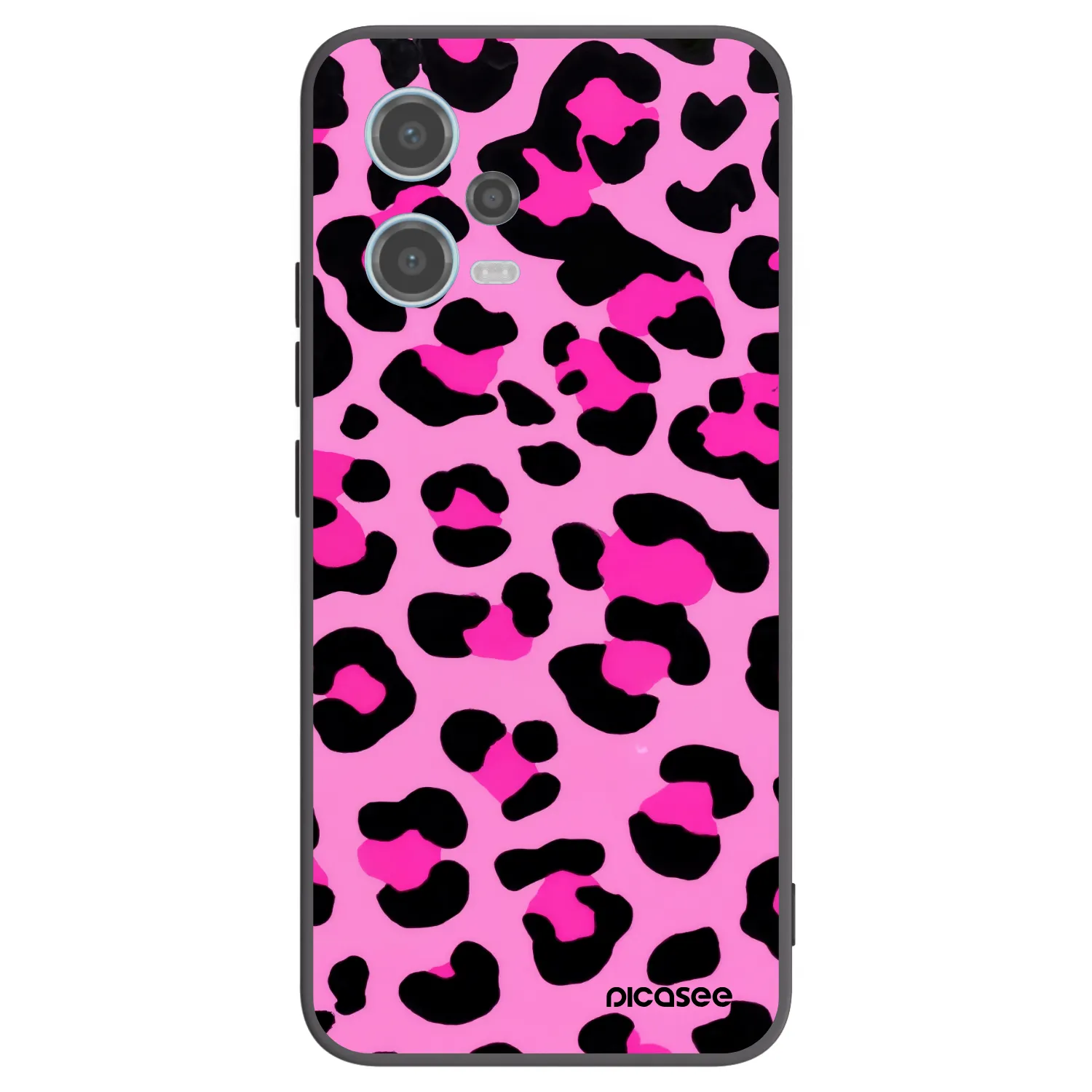 Picasee silikónový čierny obal pre Xiaomi Redmi Note 12 5G - Pink Tiger