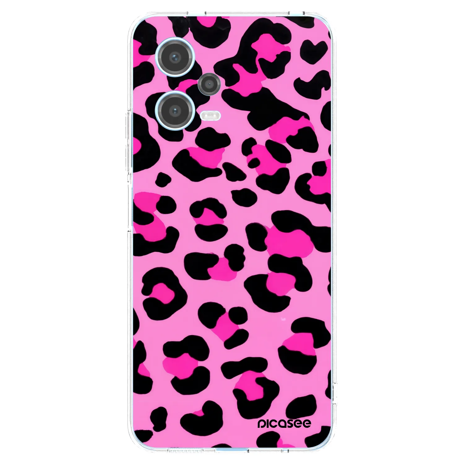 Picasee silikónový prehľadný obal pre Xiaomi Redmi Note 12 5G - Pink Tiger