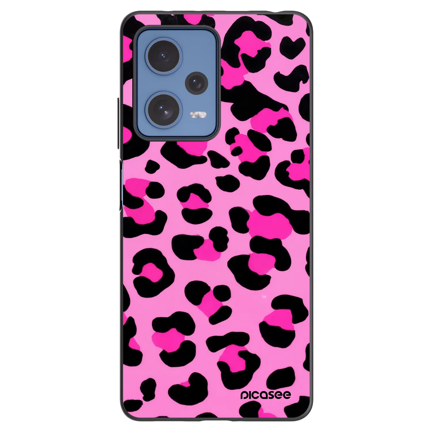 Picasee silikónový čierny obal pre Xiaomi Redmi Note 12 Pro 5G - Pink Tiger