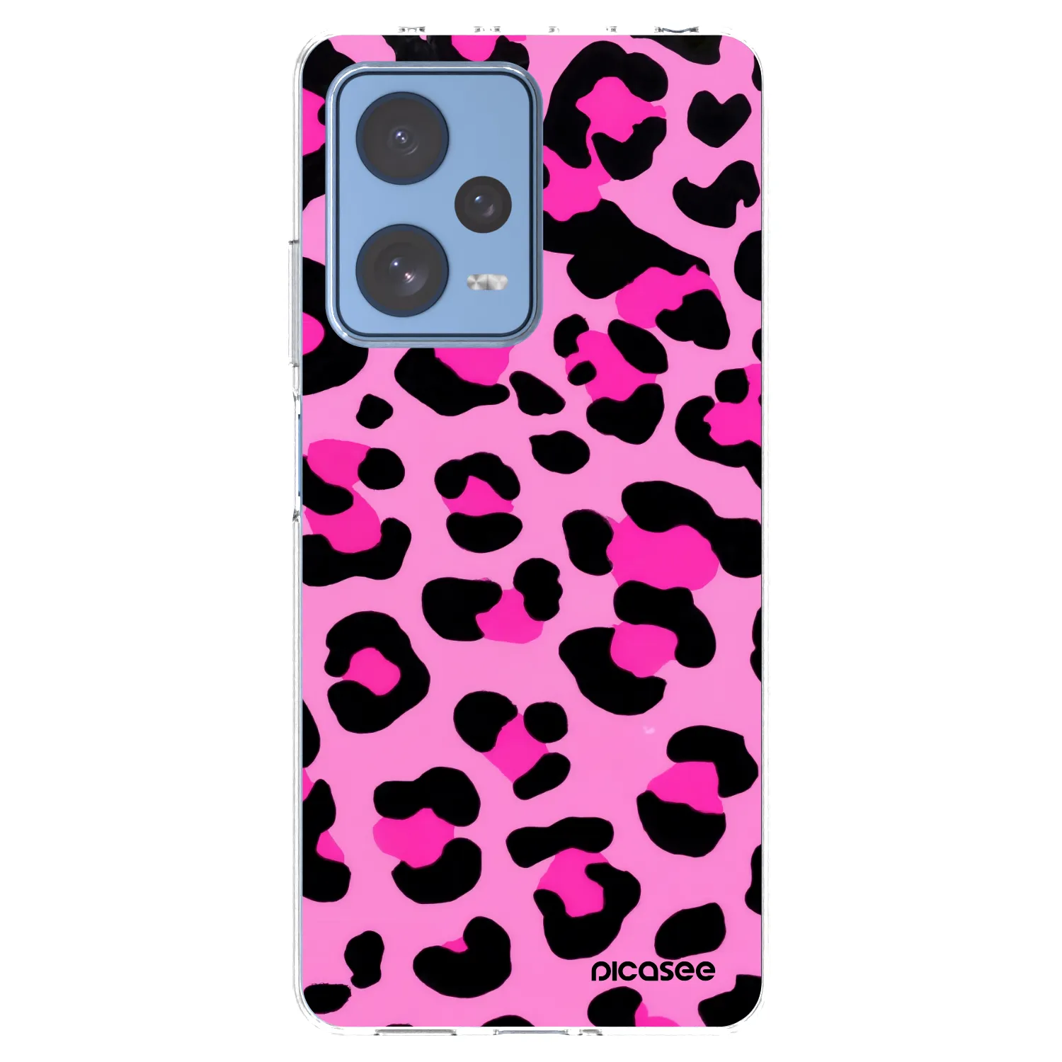 Picasee silikónový prehľadný obal pre Xiaomi Redmi Note 12 Pro 5G - Pink Tiger