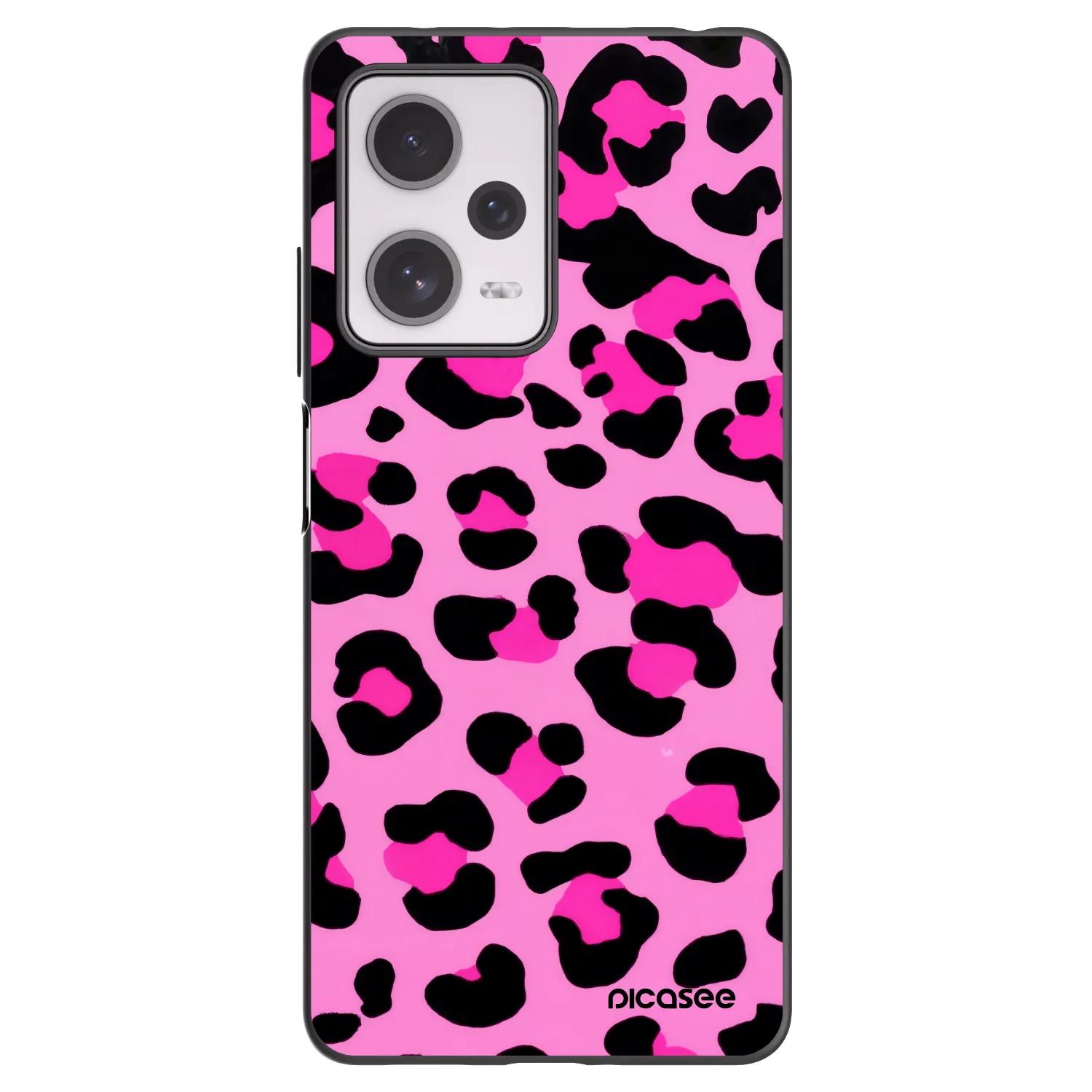 Picasee silikónový čierny obal pre Xiaomi Redmi Note 12 Pro+ 5G - Pink Tiger