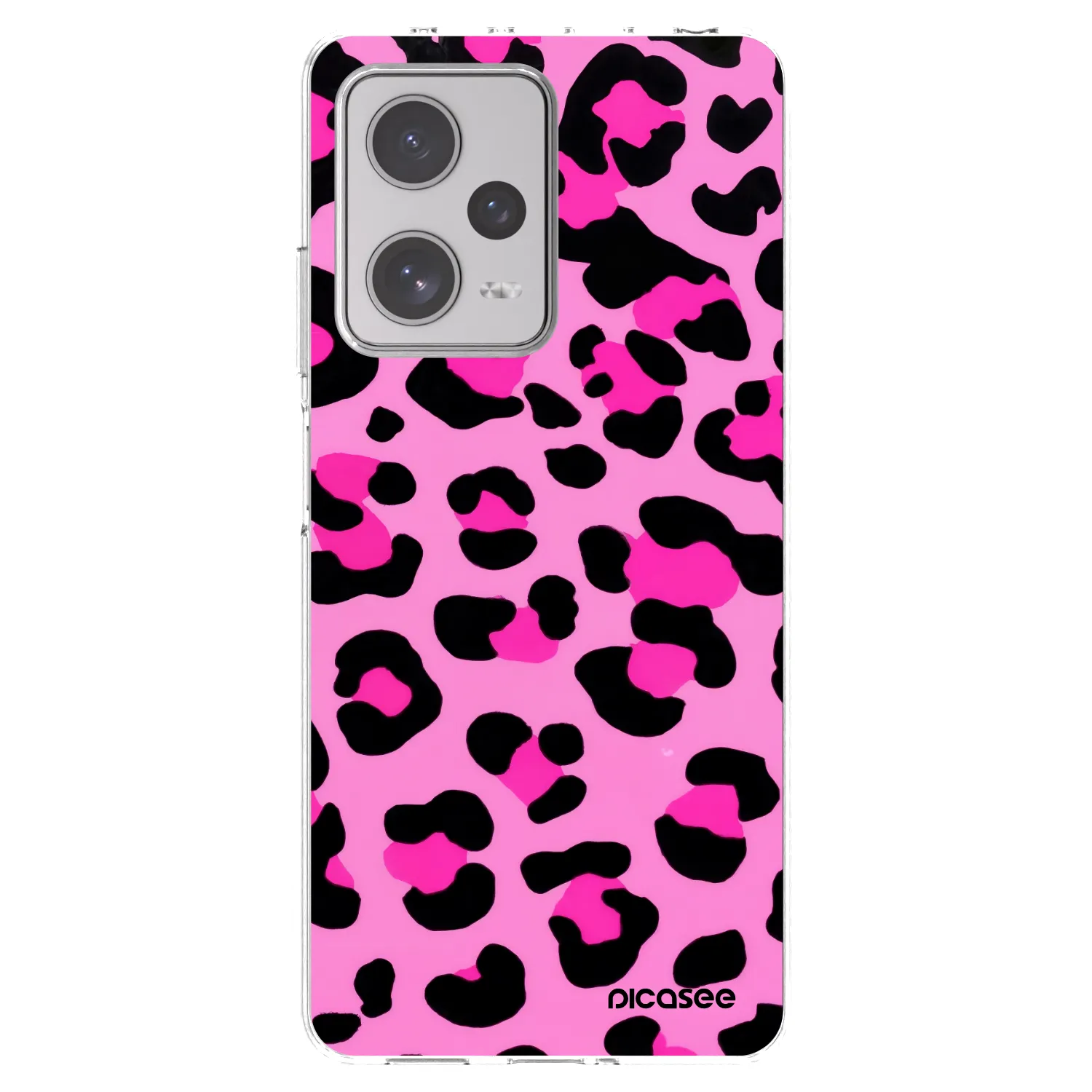 Picasee silikónový prehľadný obal pre Xiaomi Redmi Note 12 Pro+ 5G - Pink Tiger