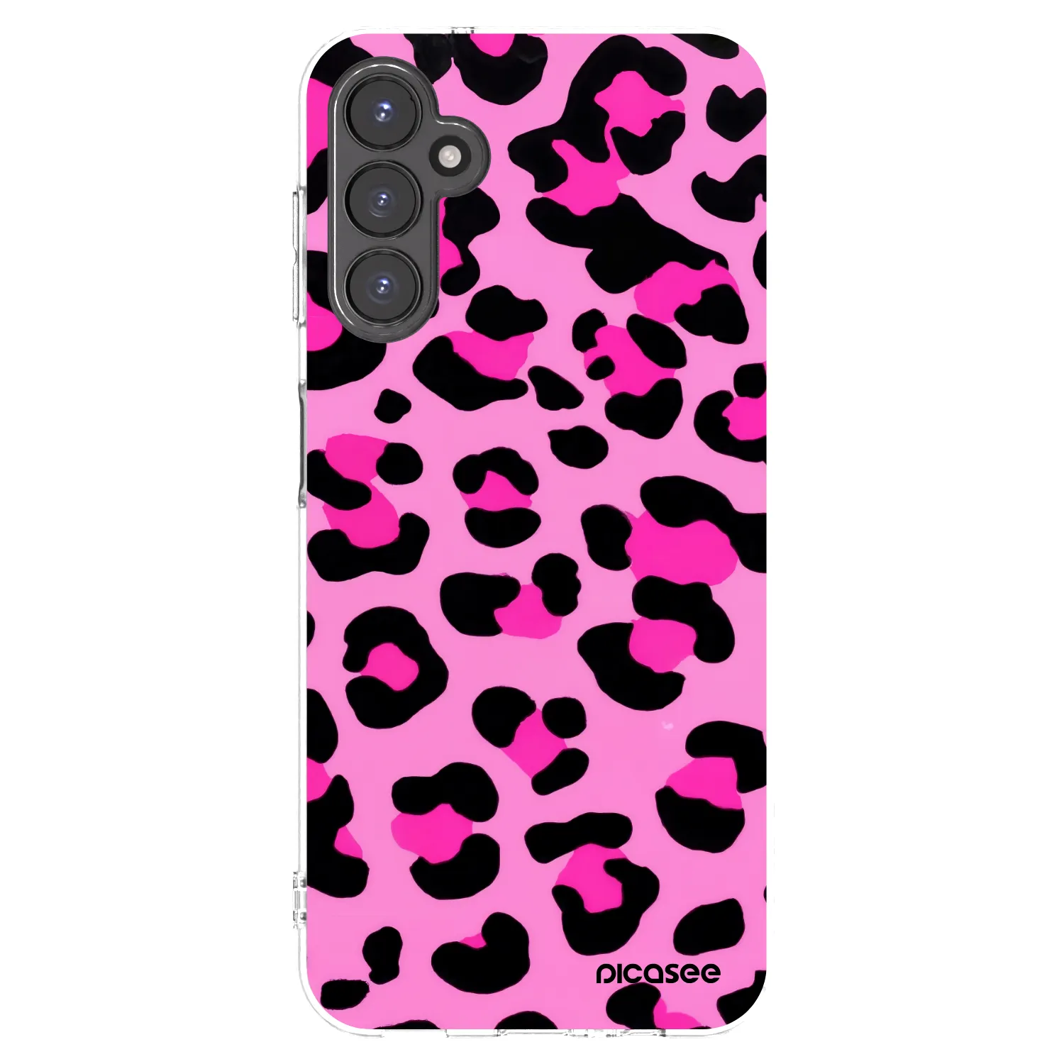 Picasee silikónový prehľadný obal pre Samsung Galaxy A14 4G A145R - Pink Tiger