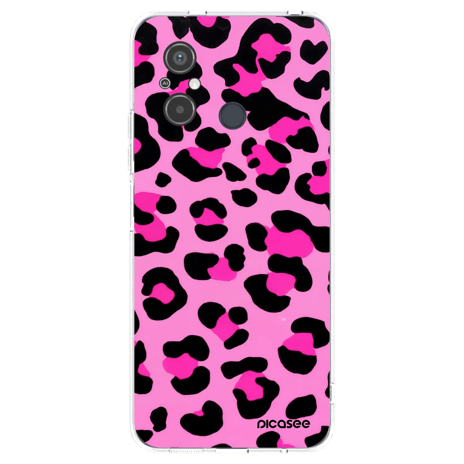 Picasee silikónový prehľadný obal pre Xiaomi Redmi 12C - Pink Tiger
