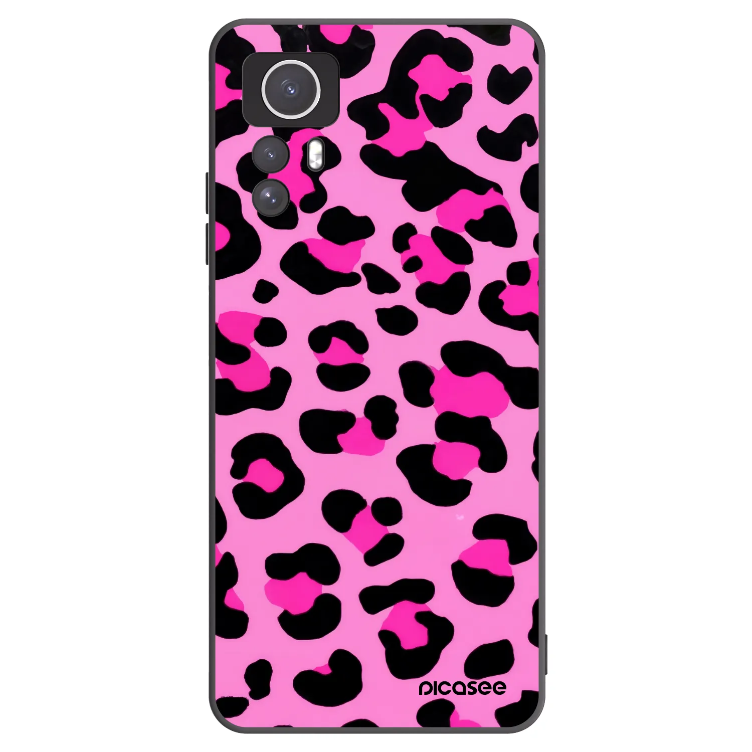 Silikónový čierny obal pre Xiaomi Redmi Note 12S - Pink Tiger