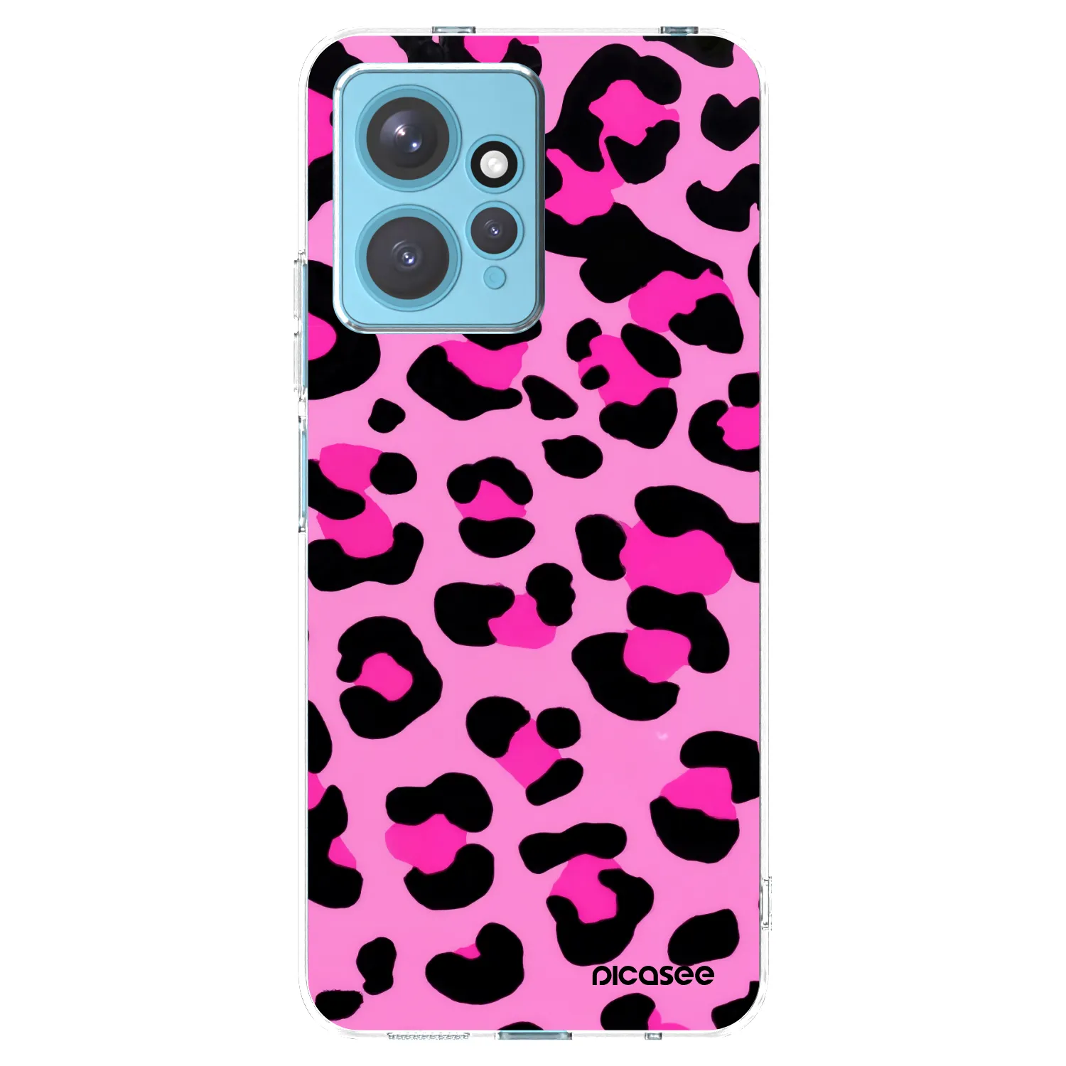 Silikónový prehľadný obal pre Xiaomi Redmi Note 12 4G - Pink Tiger