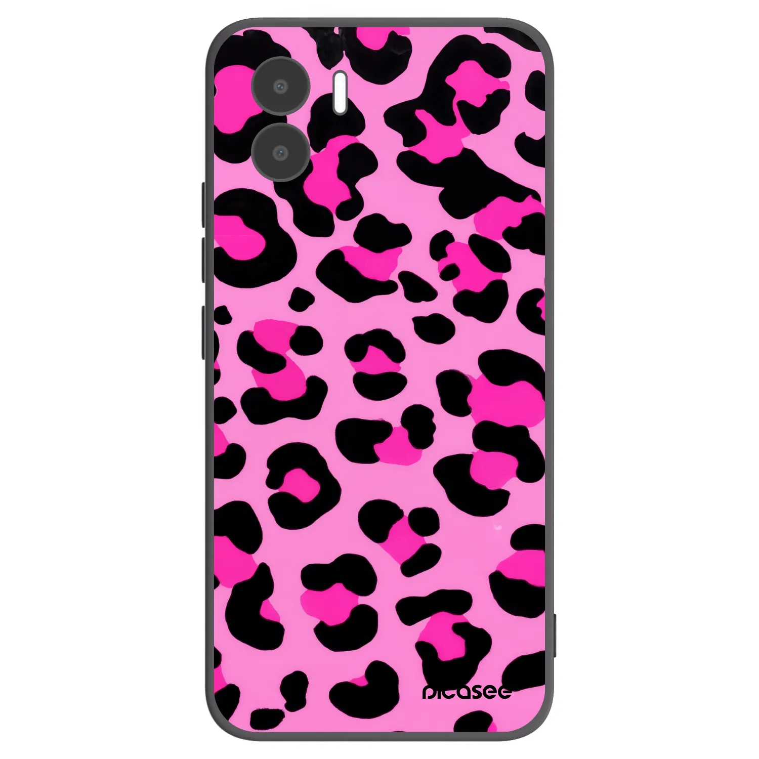 Picasee silikónový čierny obal pre Xiaomi Redmi A2 - Pink Tiger