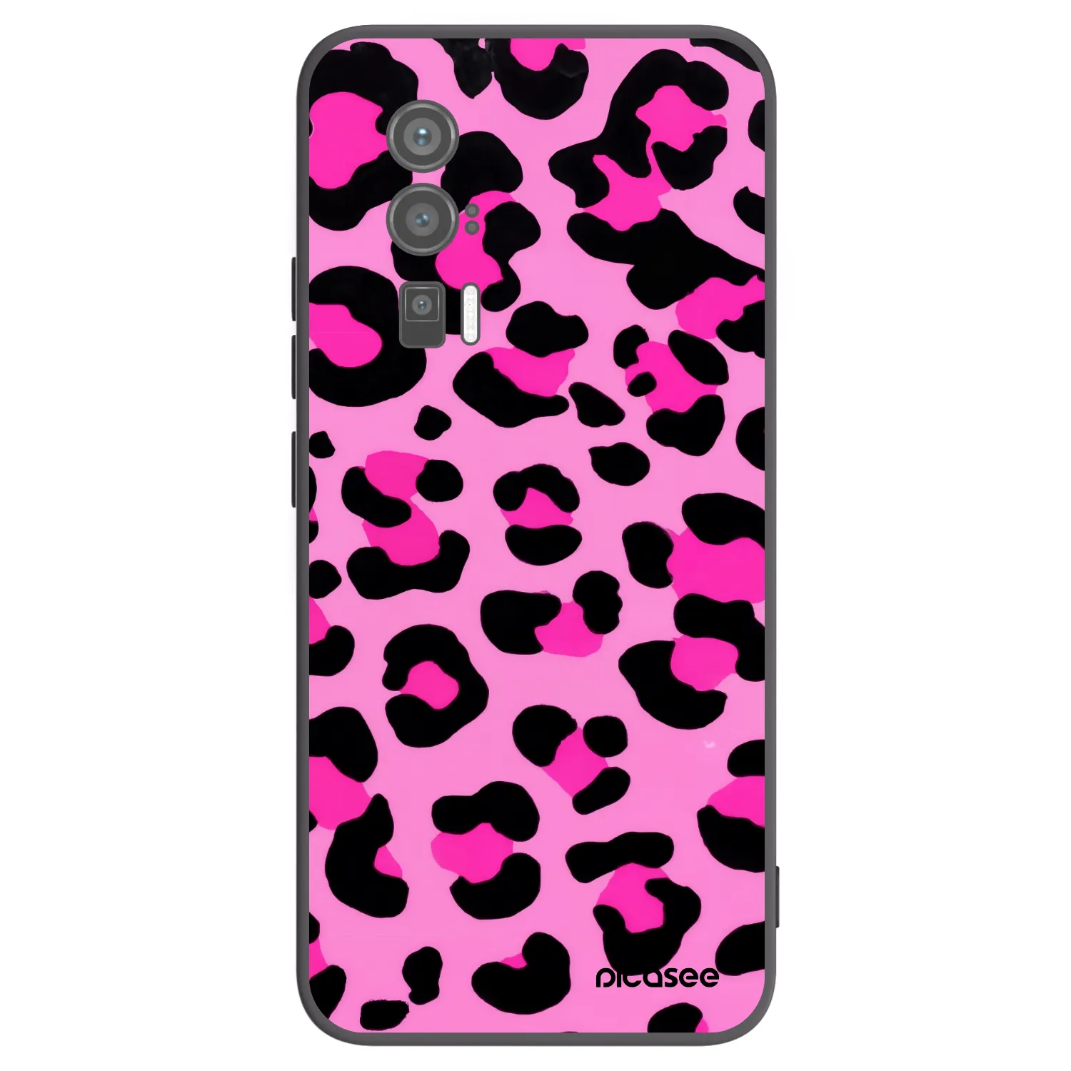 Picasee silikónový čierny obal pre Xiaomi Poco F5 Pro 5G - Pink Tiger