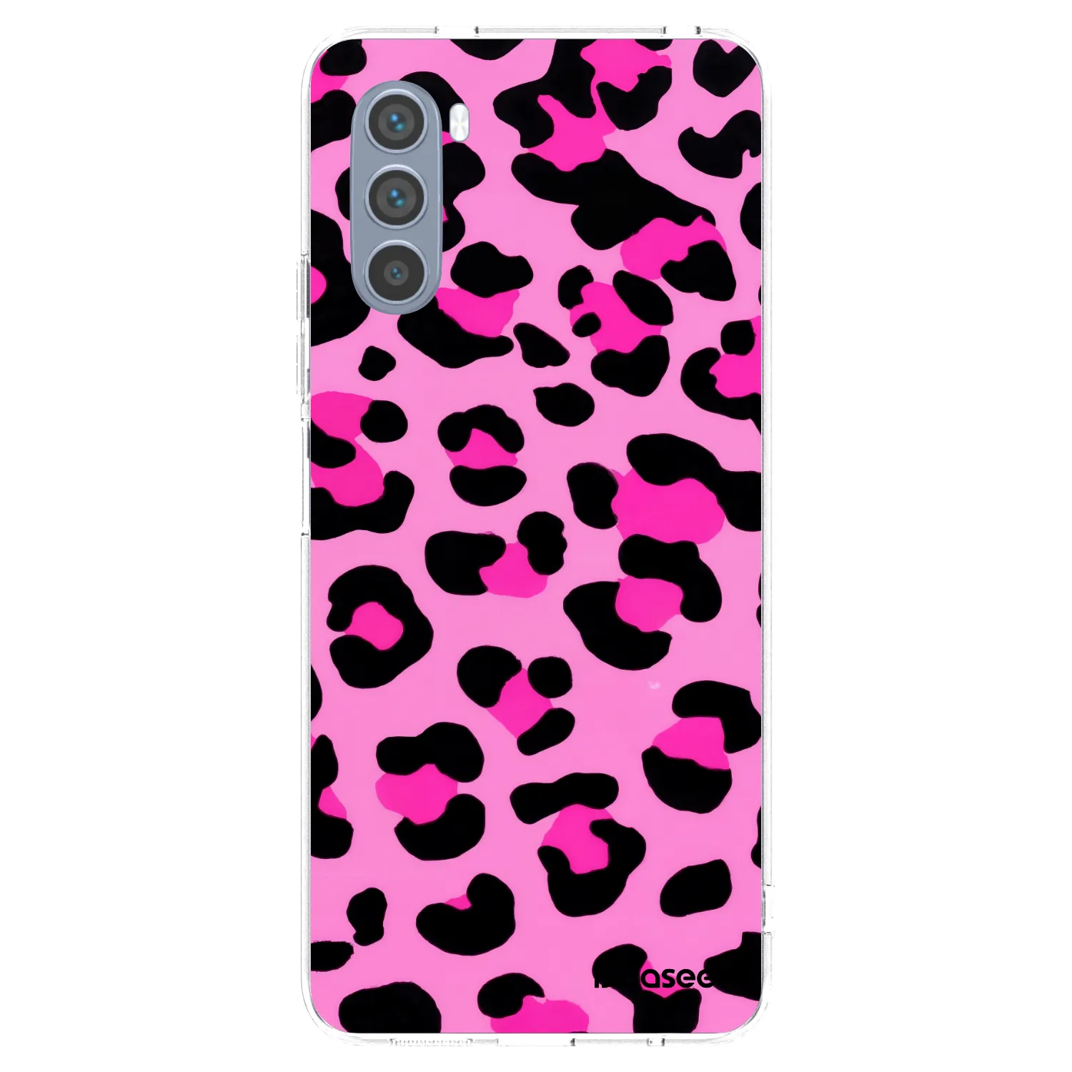 Silikónový prehľadný obal pre Motorola Moto G62 - Pink Tiger