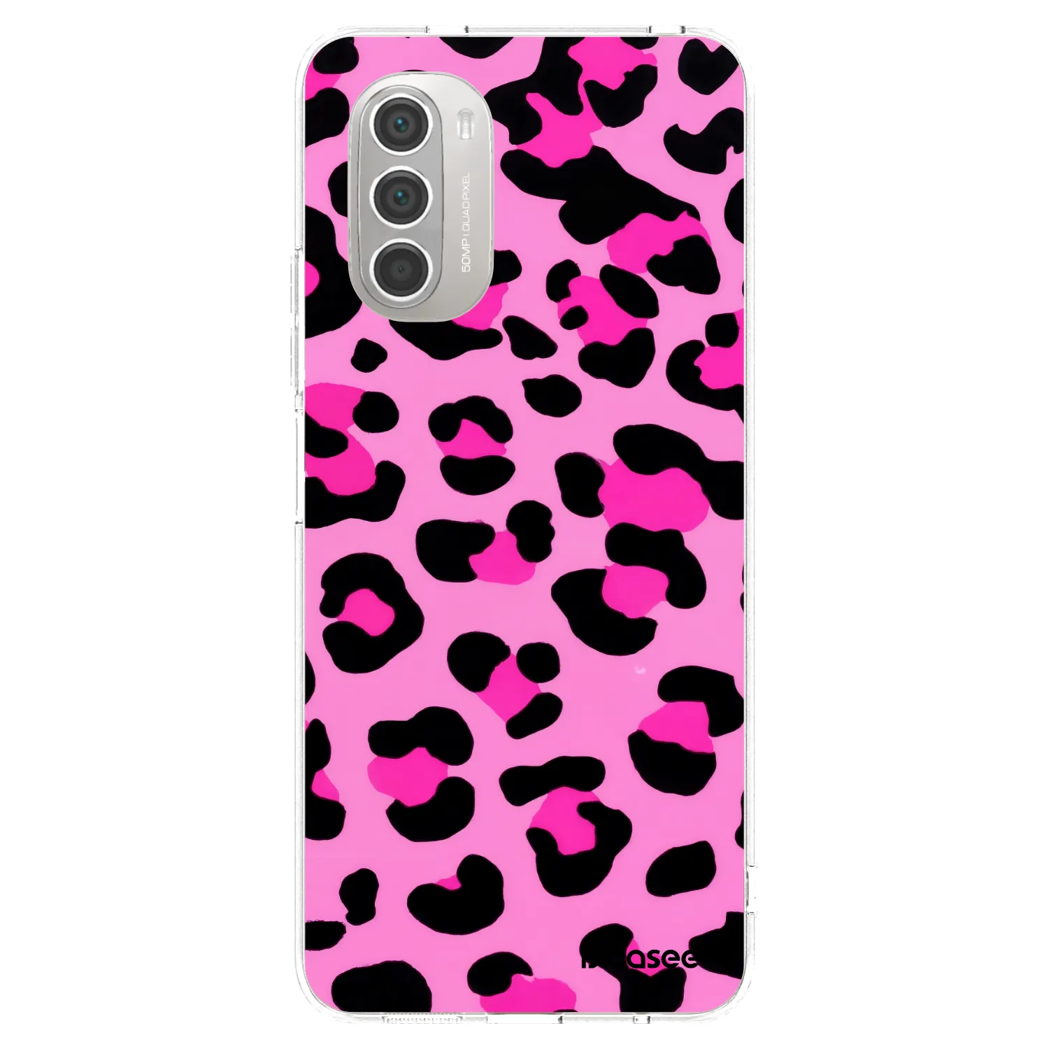 Picasee silikónový prehľadný obal pre Motorola Moto G51 - Pink Tiger