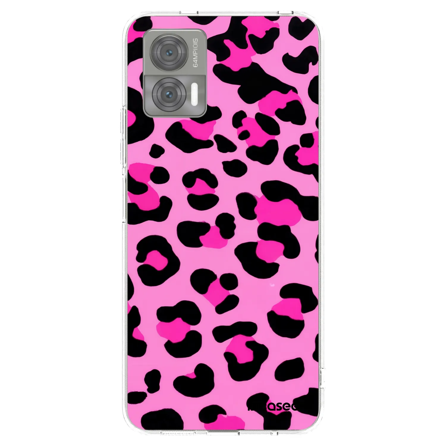 Picasee silikónový prehľadný obal pre Motorola Edge 30 Neo - Pink Tiger