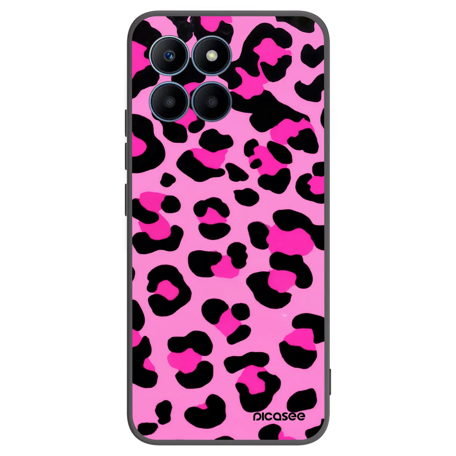 Picasee silikónový čierny obal pre Honor 70 Lite - Pink Tiger