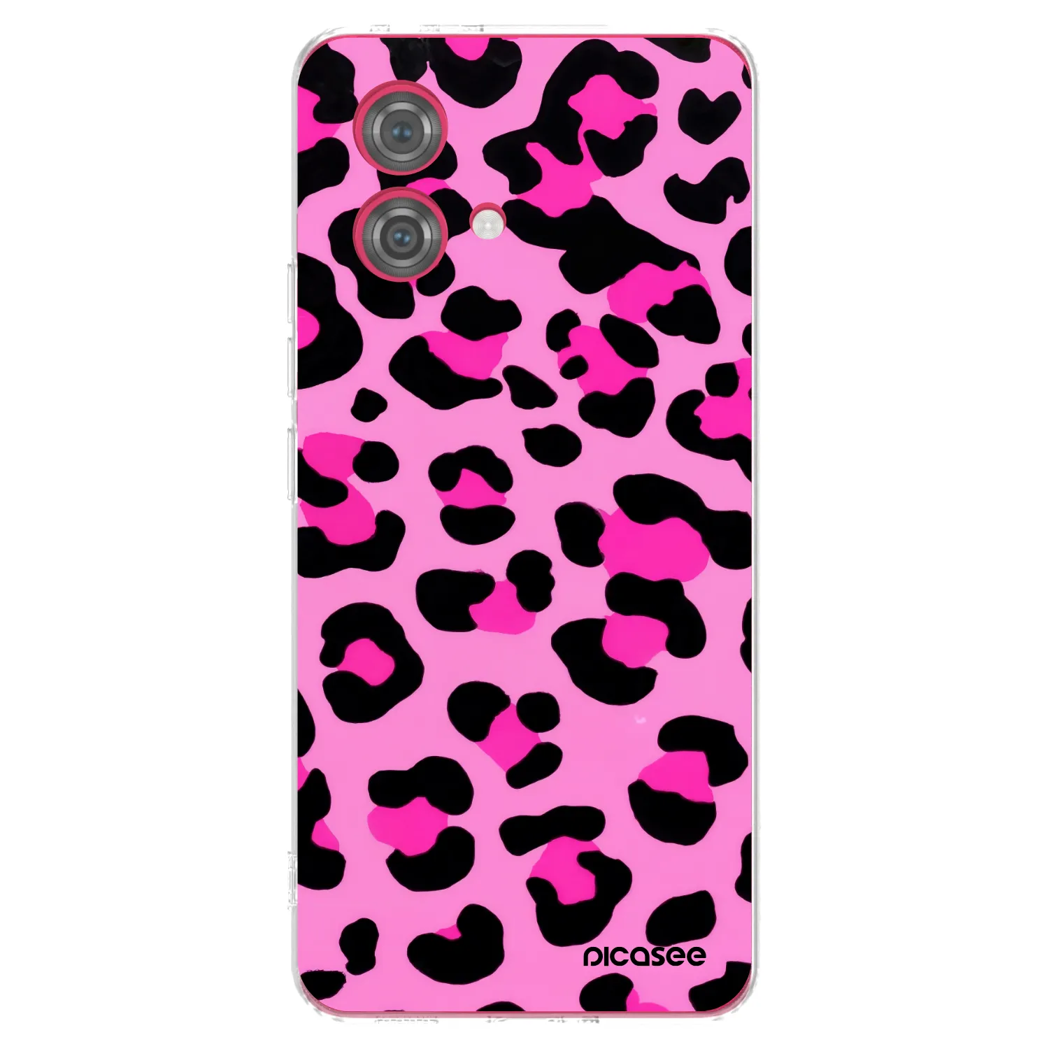 Picasee silikónový prehľadný obal pre Motorola Moto G84 5G - Pink Tiger