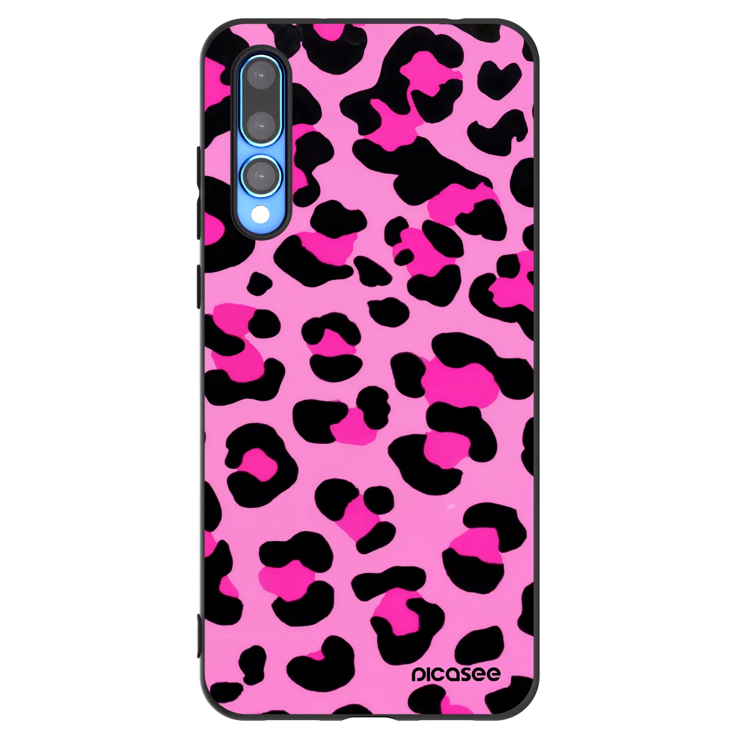Picasee silikónový čierny obal pre Huawei P20 Pro - Pink Tiger