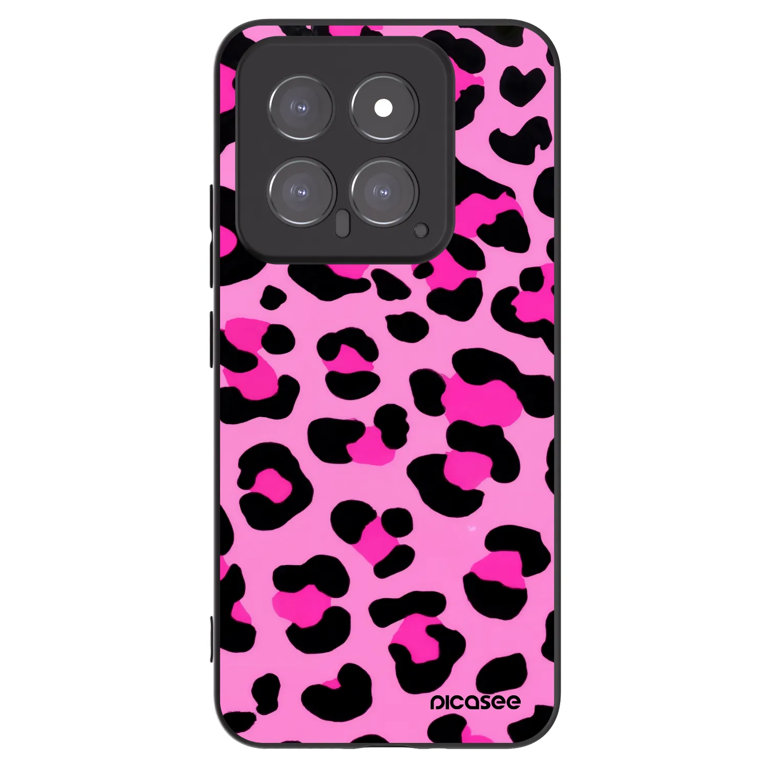 Picasee silikónový čierny obal pre Xiaomi 14 - Pink Tiger