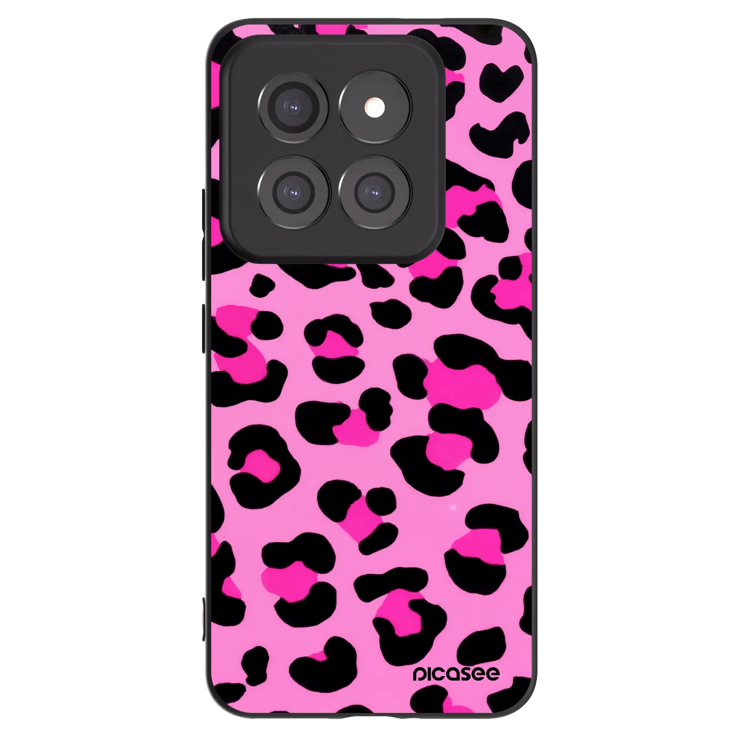 Picasee silikónový čierny obal pre Xiaomi 14 Pro - Pink Tiger