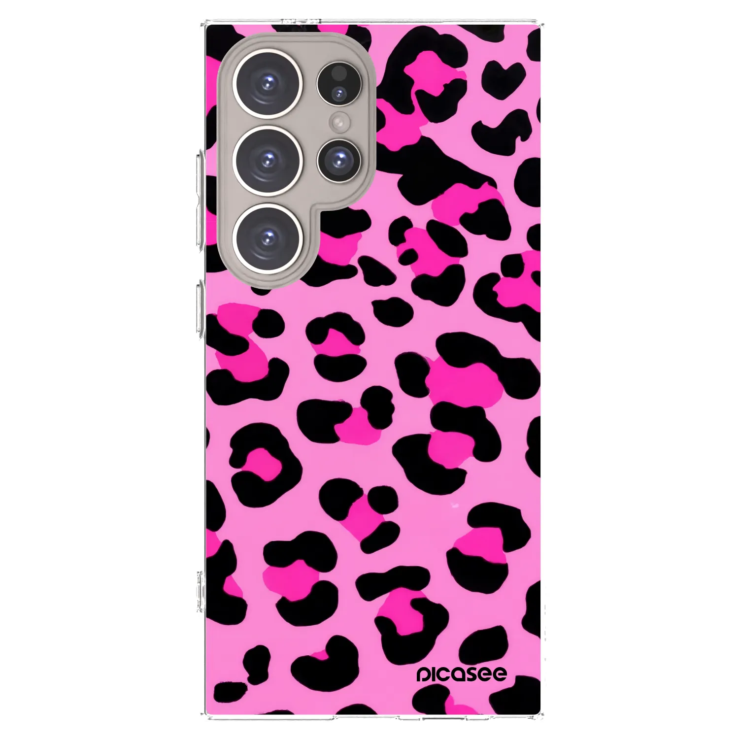 Picasee silikónový prehľadný obal pre Samsung Galaxy S24 Ultra S928B 5G - Pink Tiger